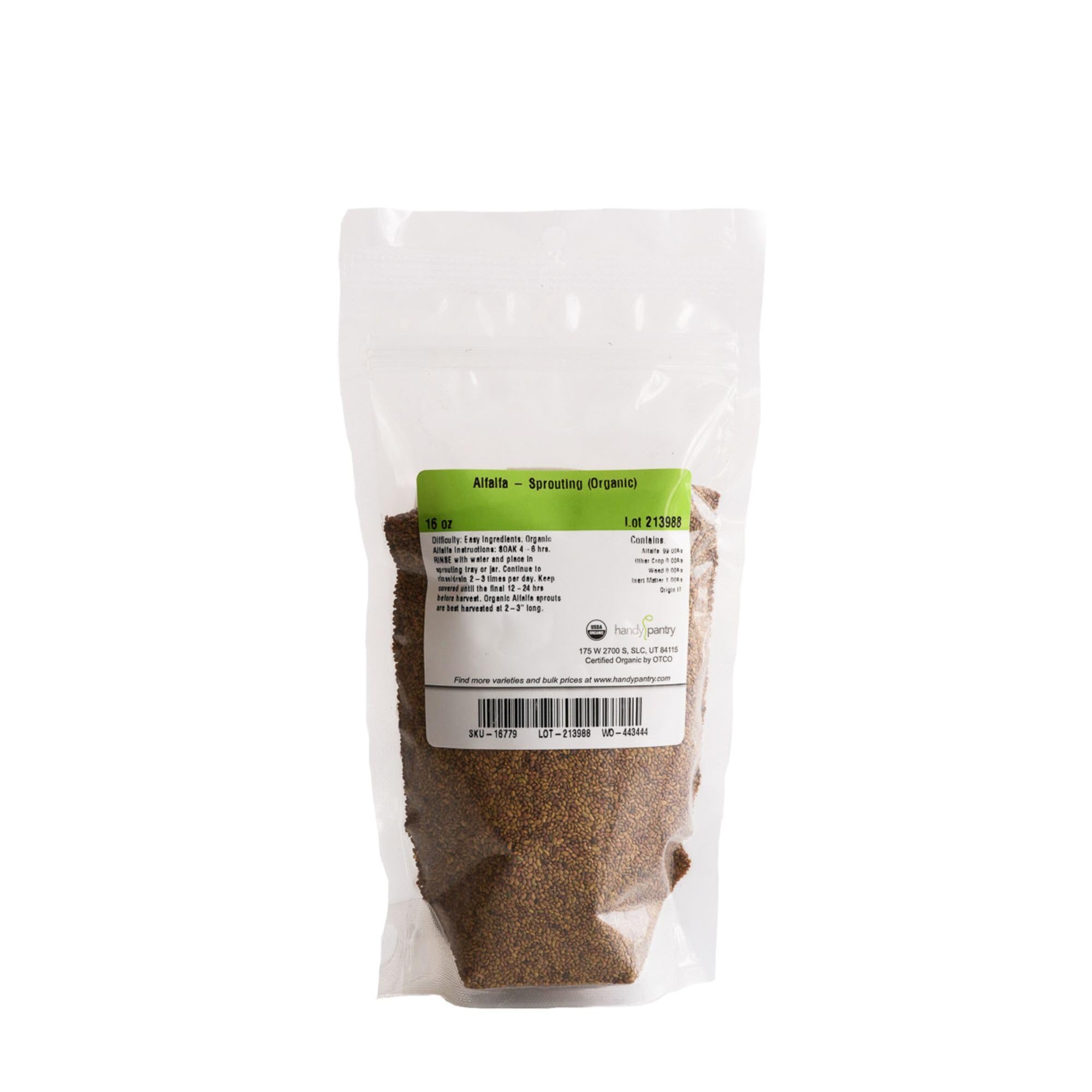 Handy Pantry Organic Alfalfa Seeds