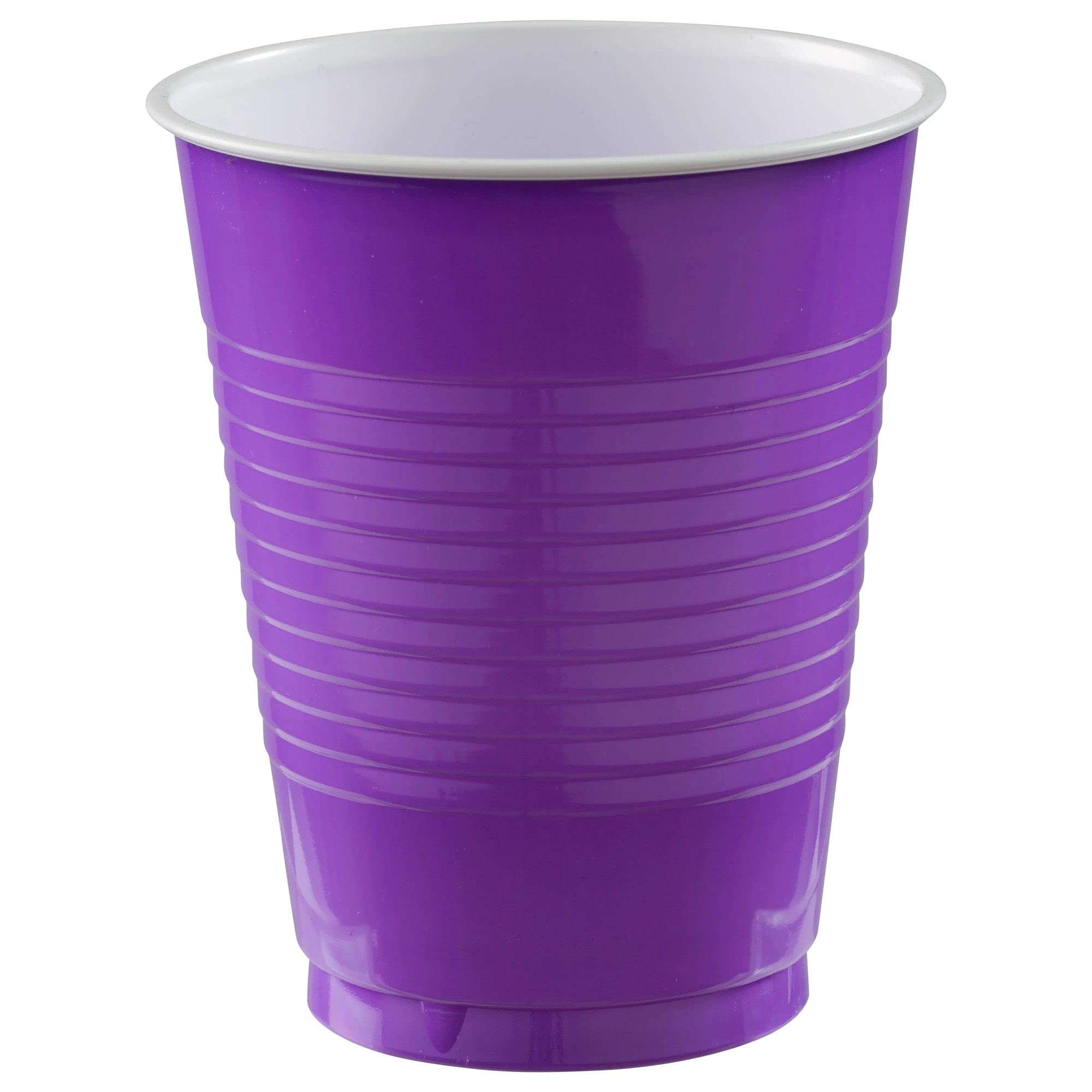 Amscan Double-Stack Disposable Plastic Cups