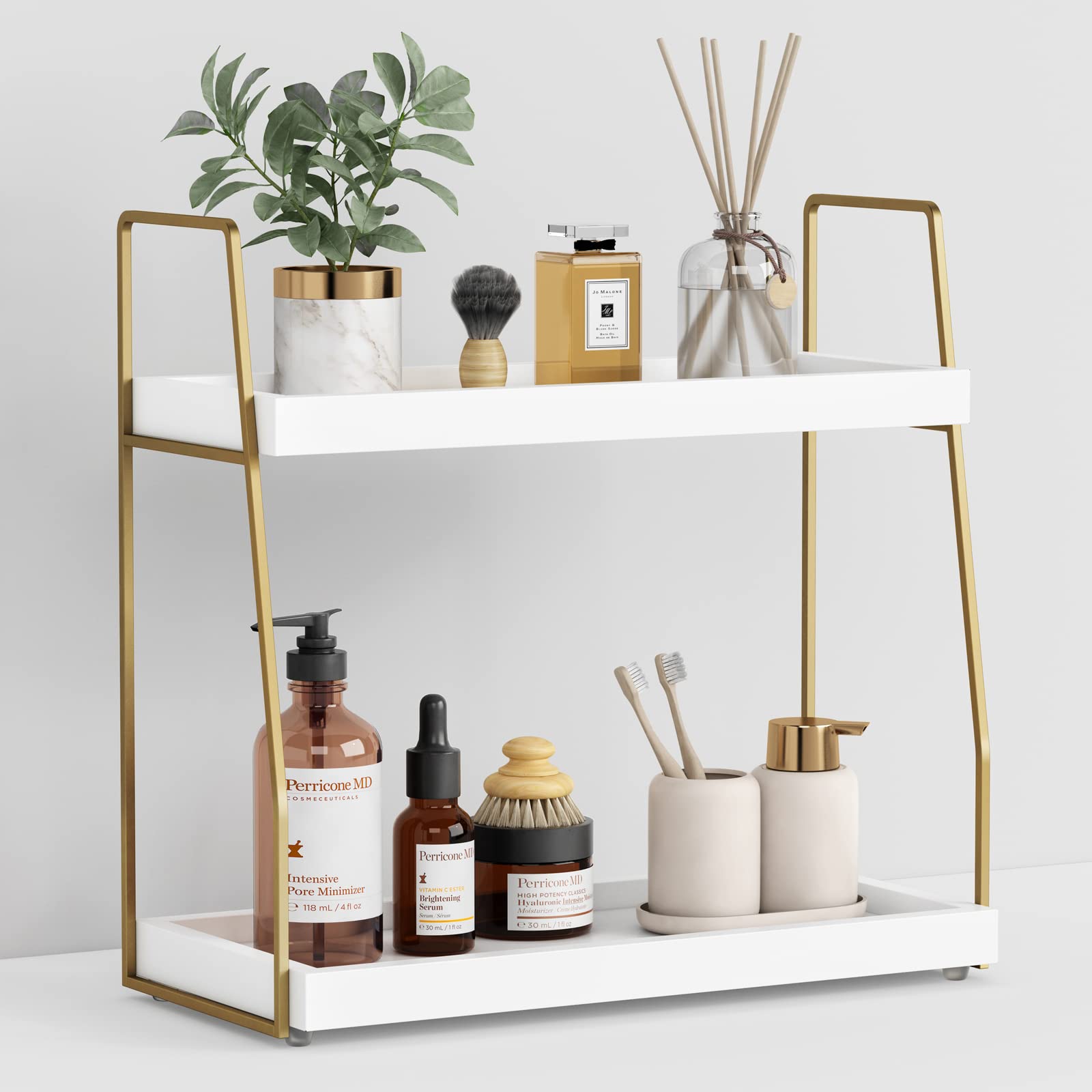 Forbena 2-Tier Bathroom Countertop Organizer