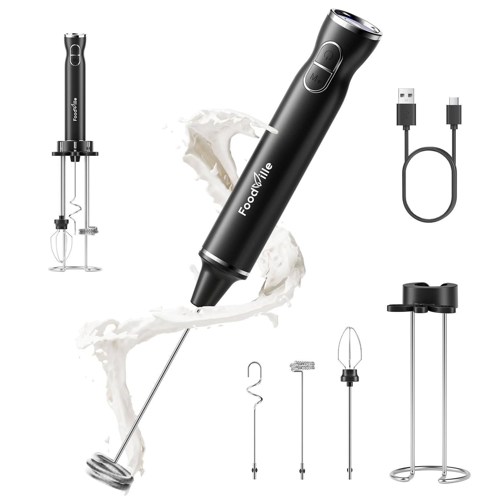 FoodVille MF06 Rechargeable Frother