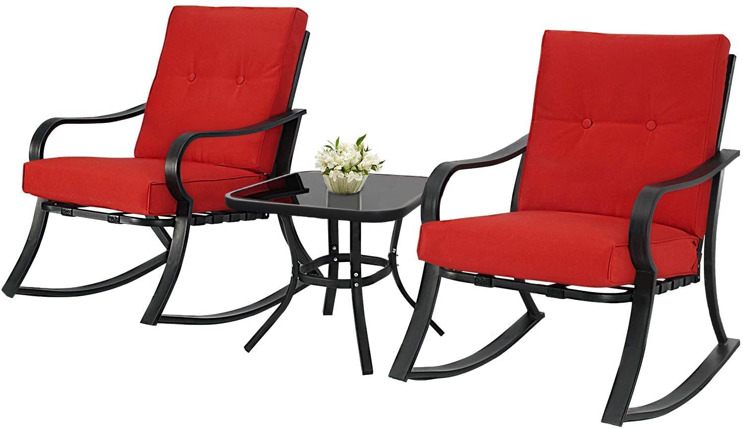 Skiway 3-Piece Rocking Bistro Set
