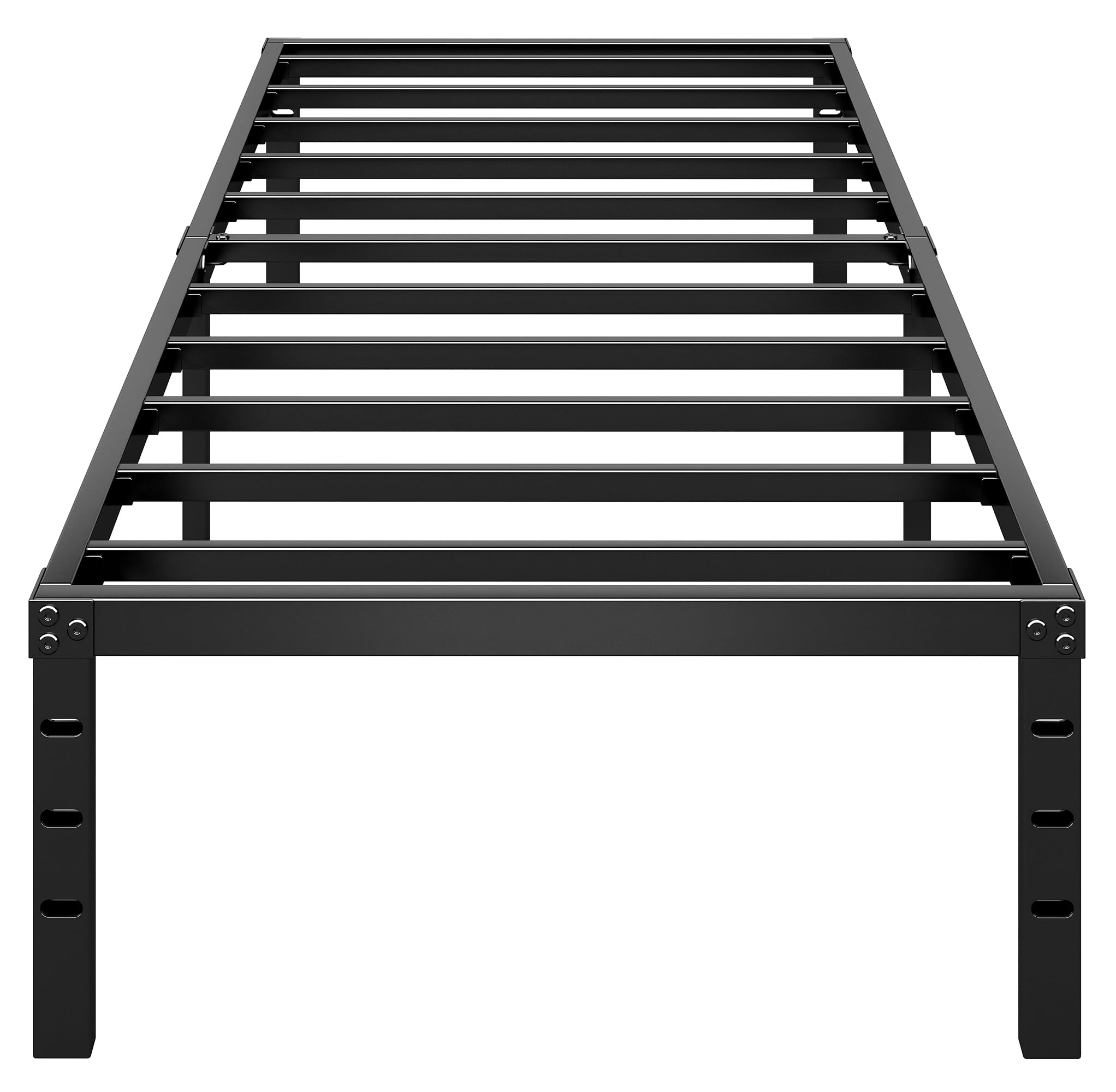 HLIPHA Metal Twin Platform Bed (14-inch)