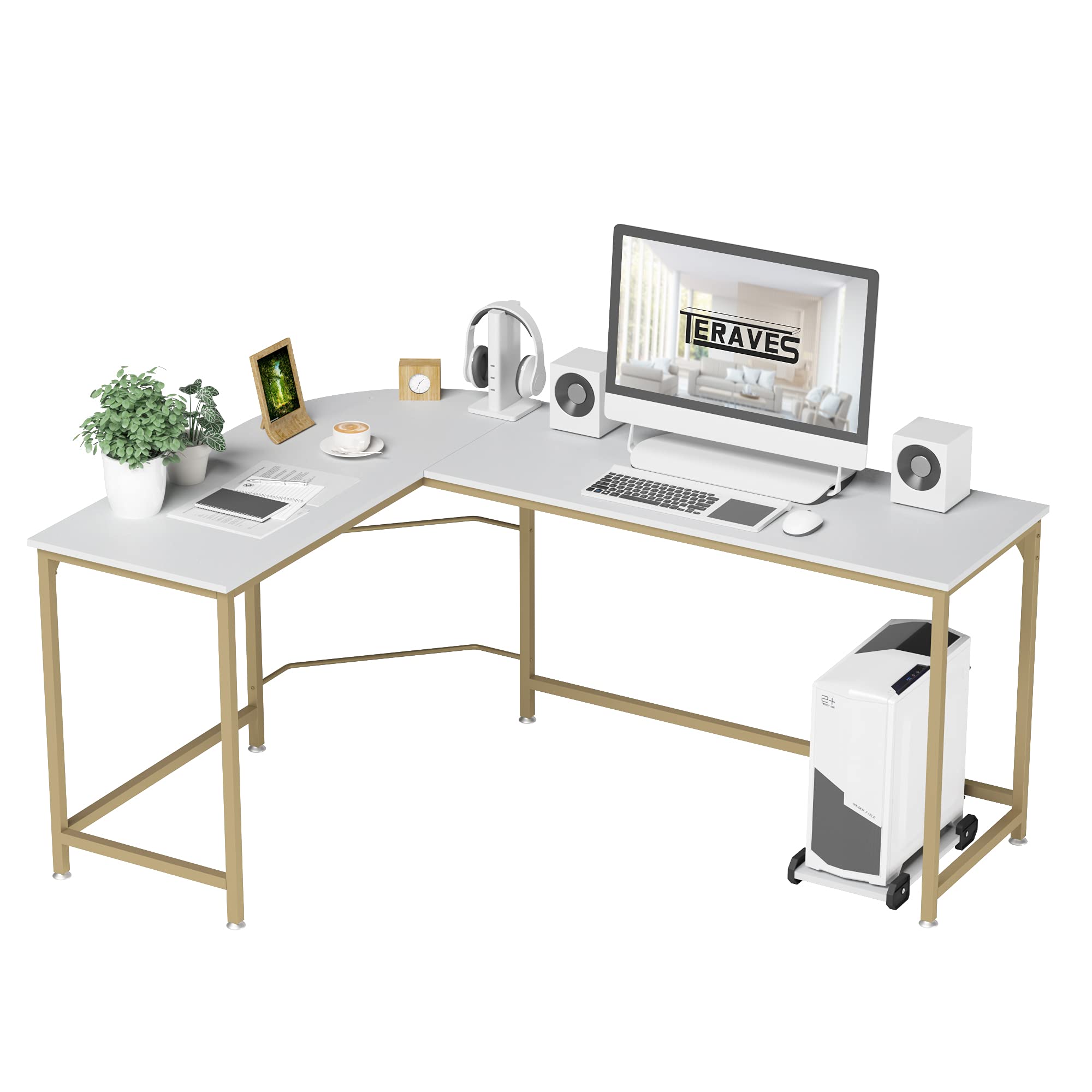 Teraves Reversible L-Shaped Desk