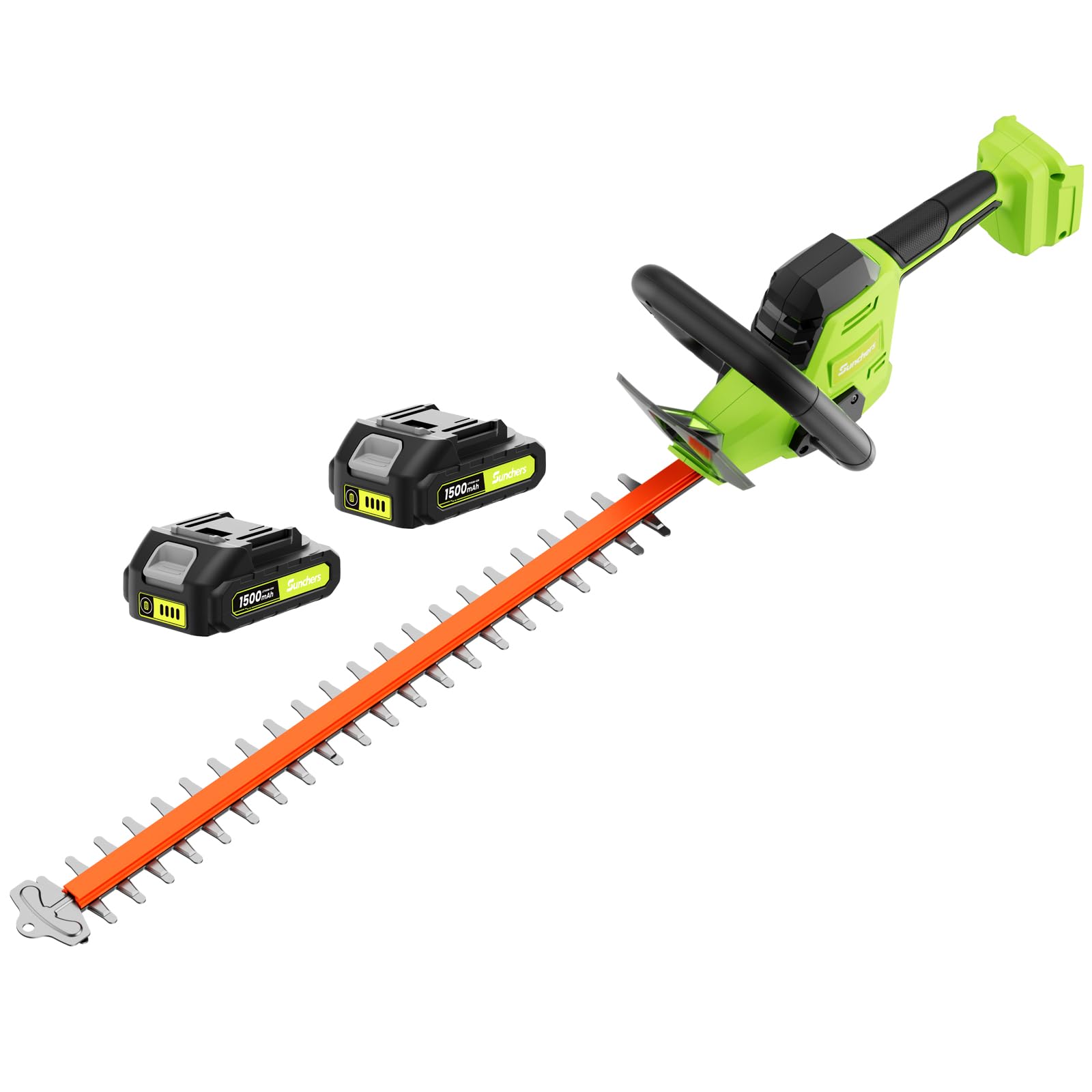 SUNCHERS 22‑Inch Cordless Hedge Trimmer