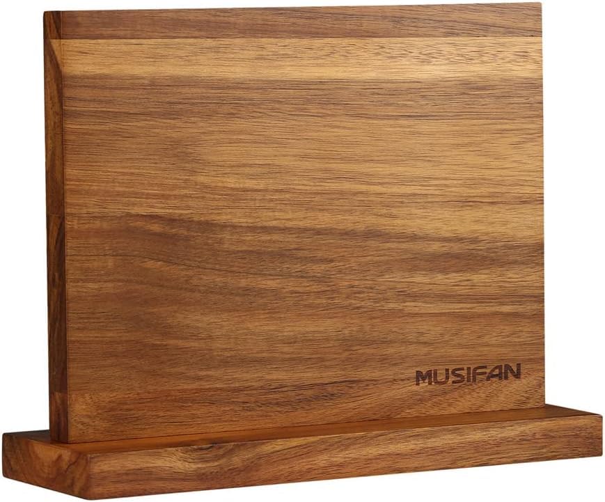 Acacia Double-Sided Magnetic Knife Block