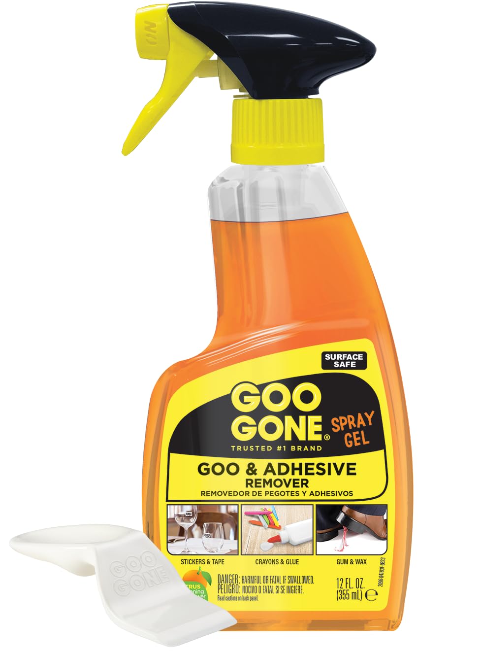 Goo Gone Spray Gel Adhesive Remover (12 oz)