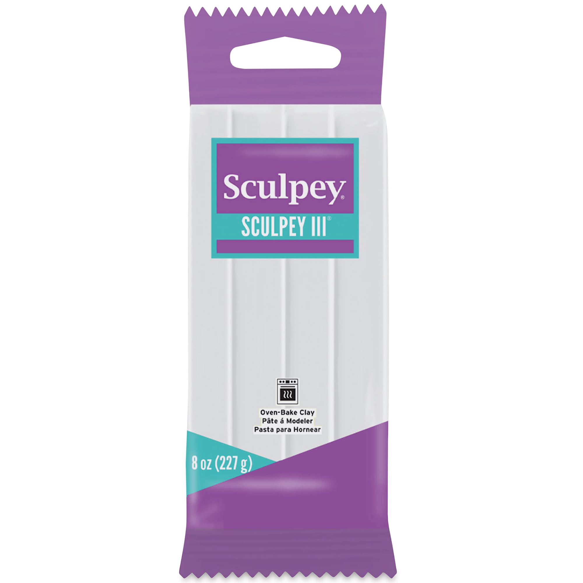 Sculpey III Clay — White 8 oz