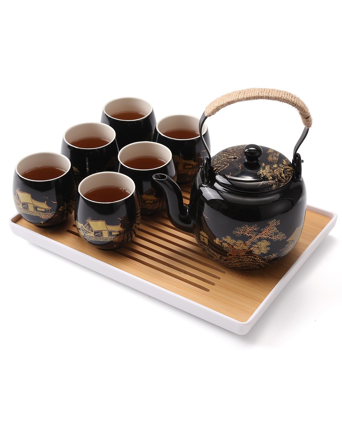 Dujust Porcelain Japanese Tea Set