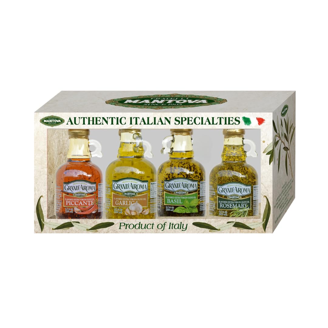 Grand'Aroma Flavored Extra Virgin Olive Oil Set