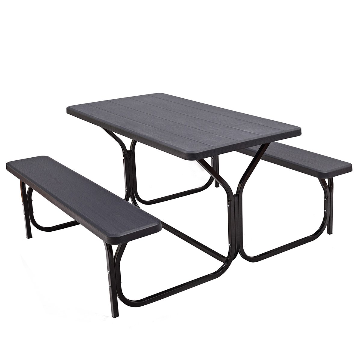 Giantex 4.5 ft Picnic Table & Benches