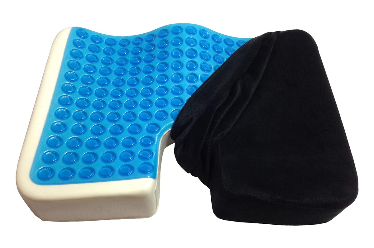 Kieba Gel Memory Foam Coccyx Cushion