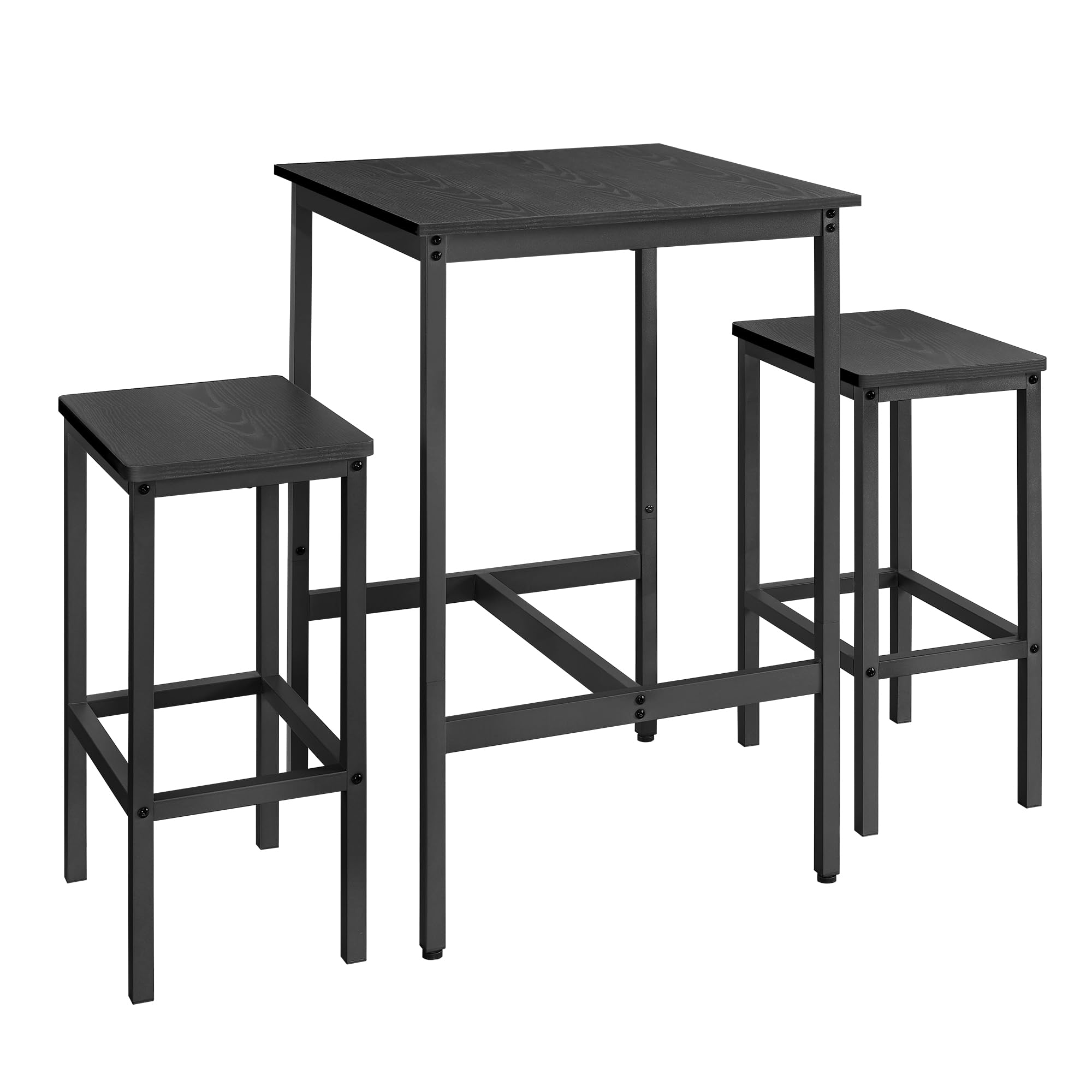 VASAGLE Bar Table and Chairs Set