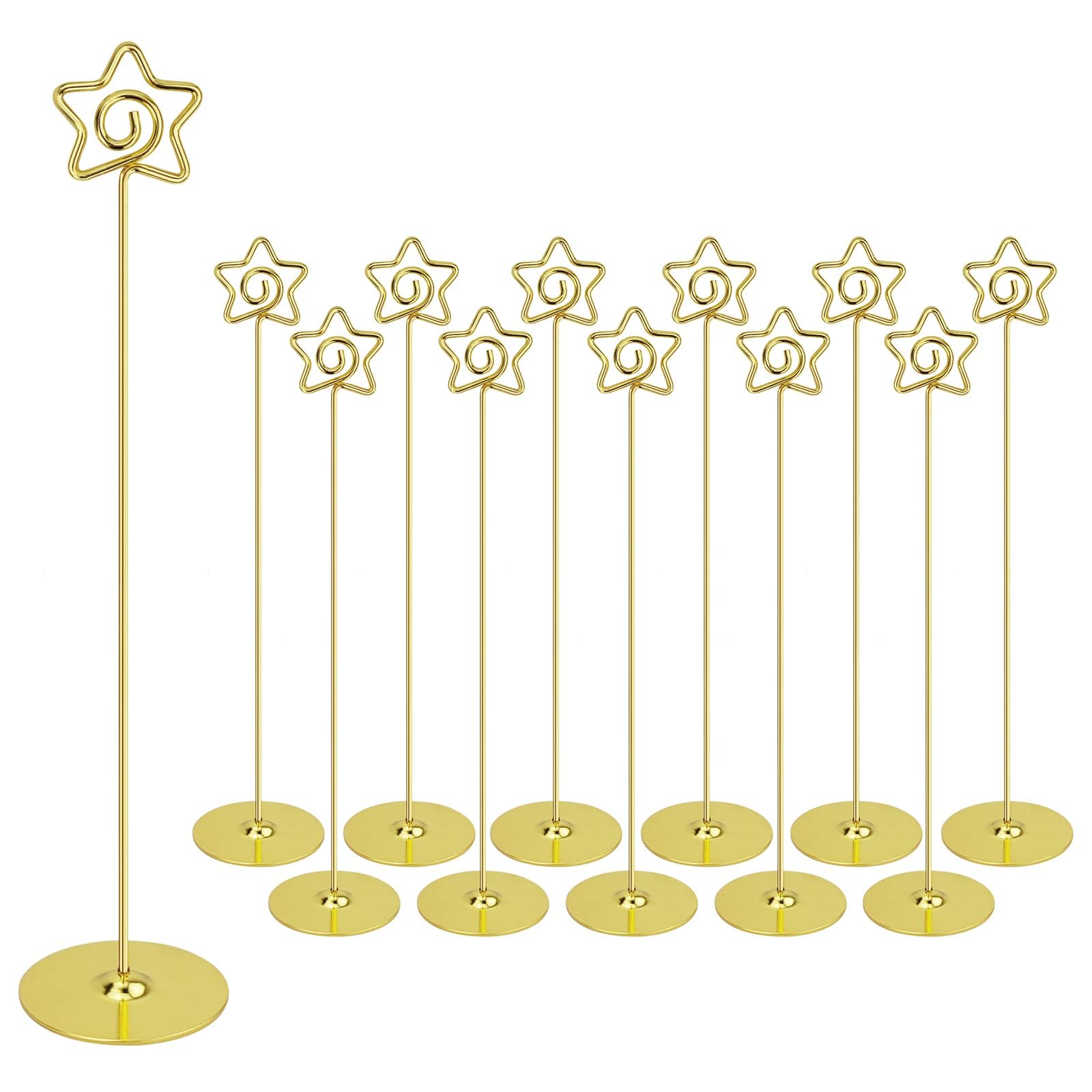 Urban Deco Pentagram Table Card Holders (12in)