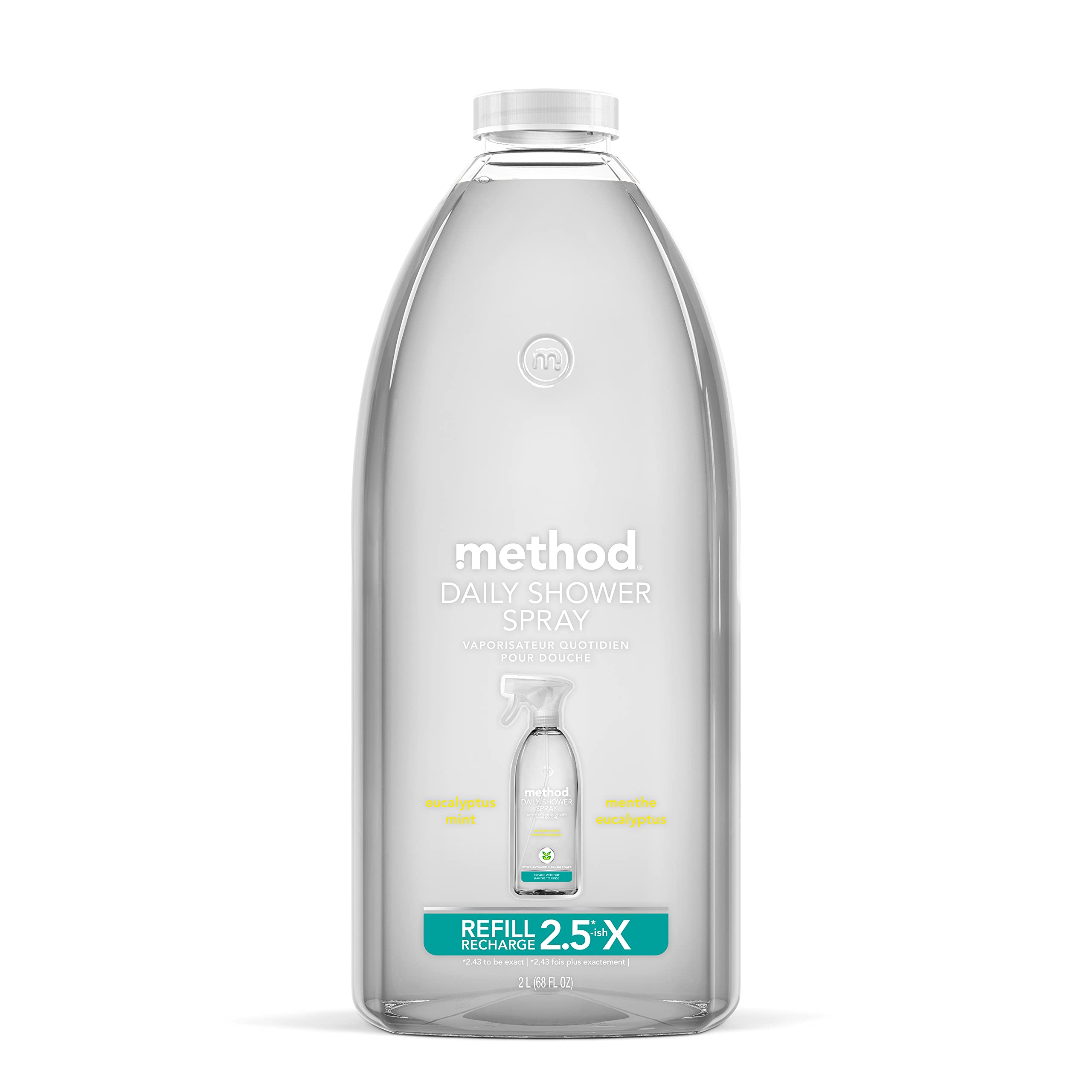 Method Daily Shower Cleaner Refill, Eucalyptus Mint, 68 Fl Oz