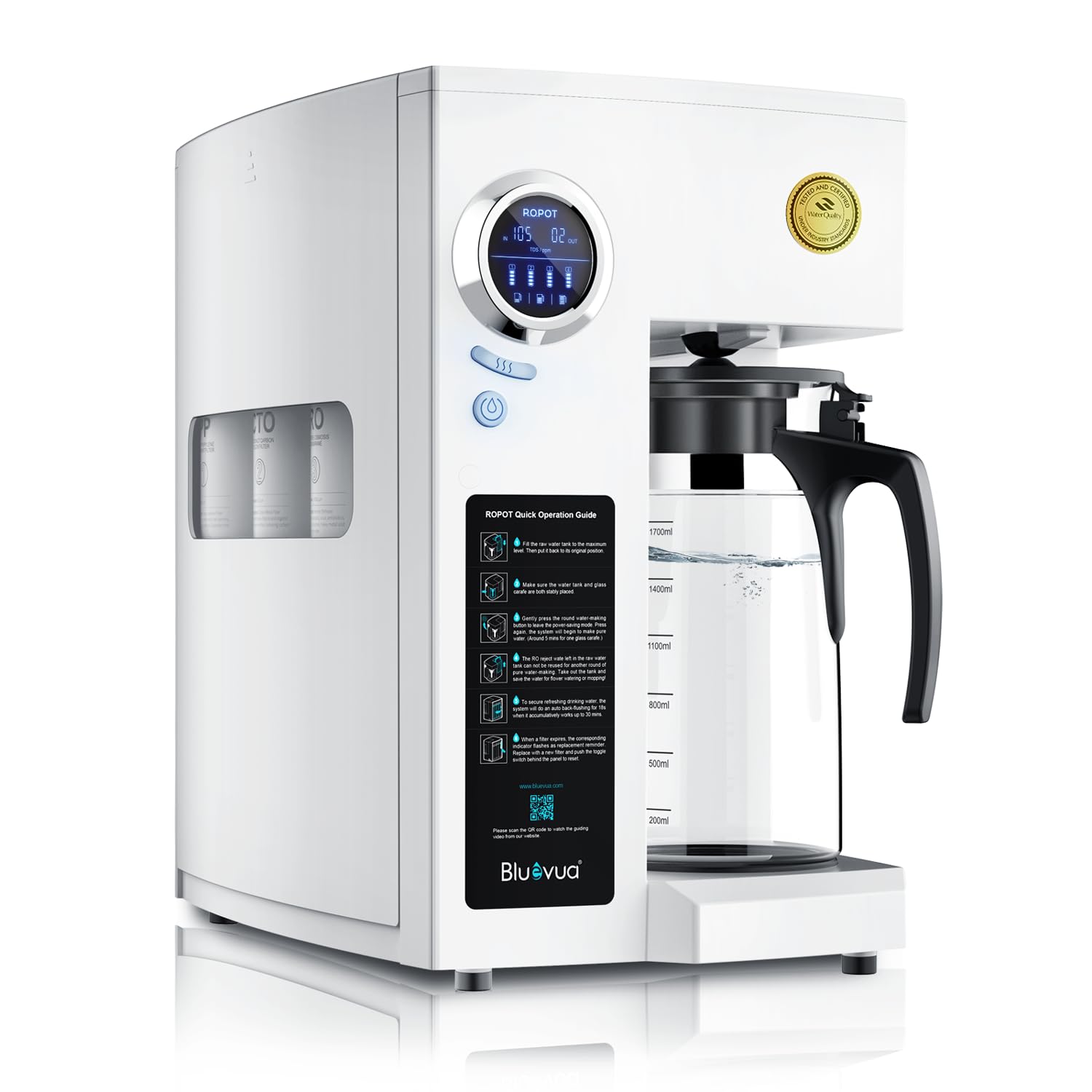 Bluevua RO100ROPOT Countertop RO