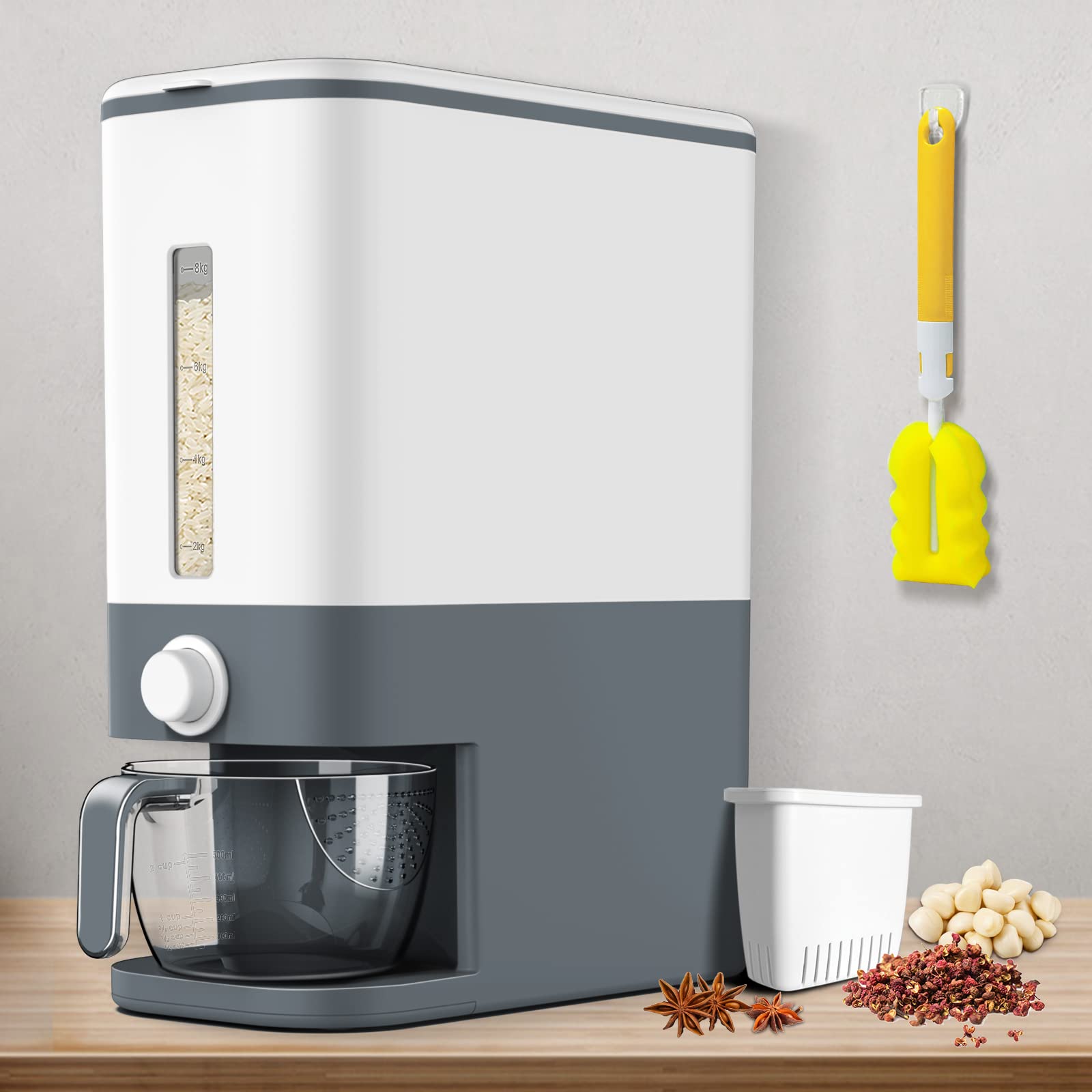 VenDotbi 25 lb Rice Dispenser