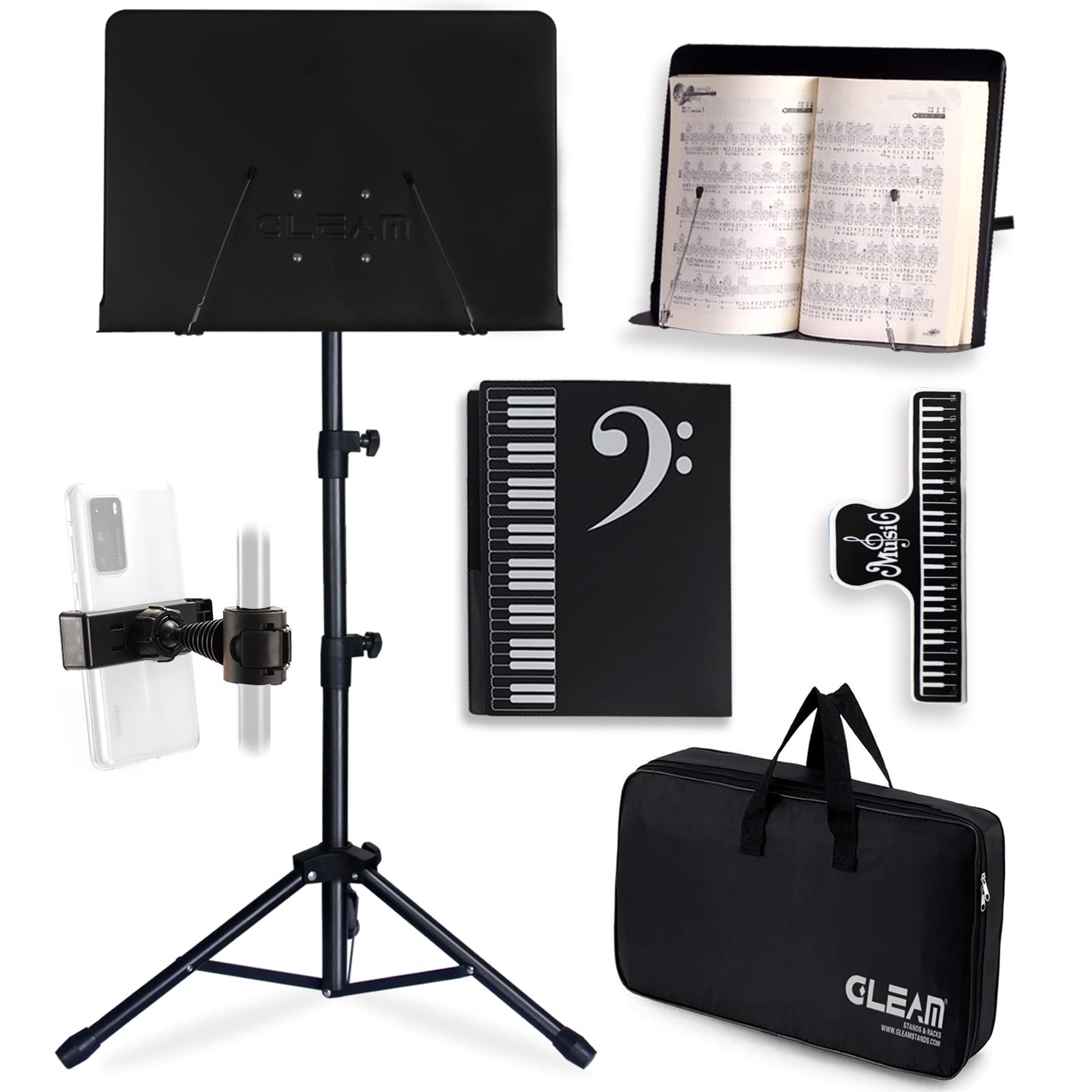 GLEAM Full Metal Sheet Music Stand
