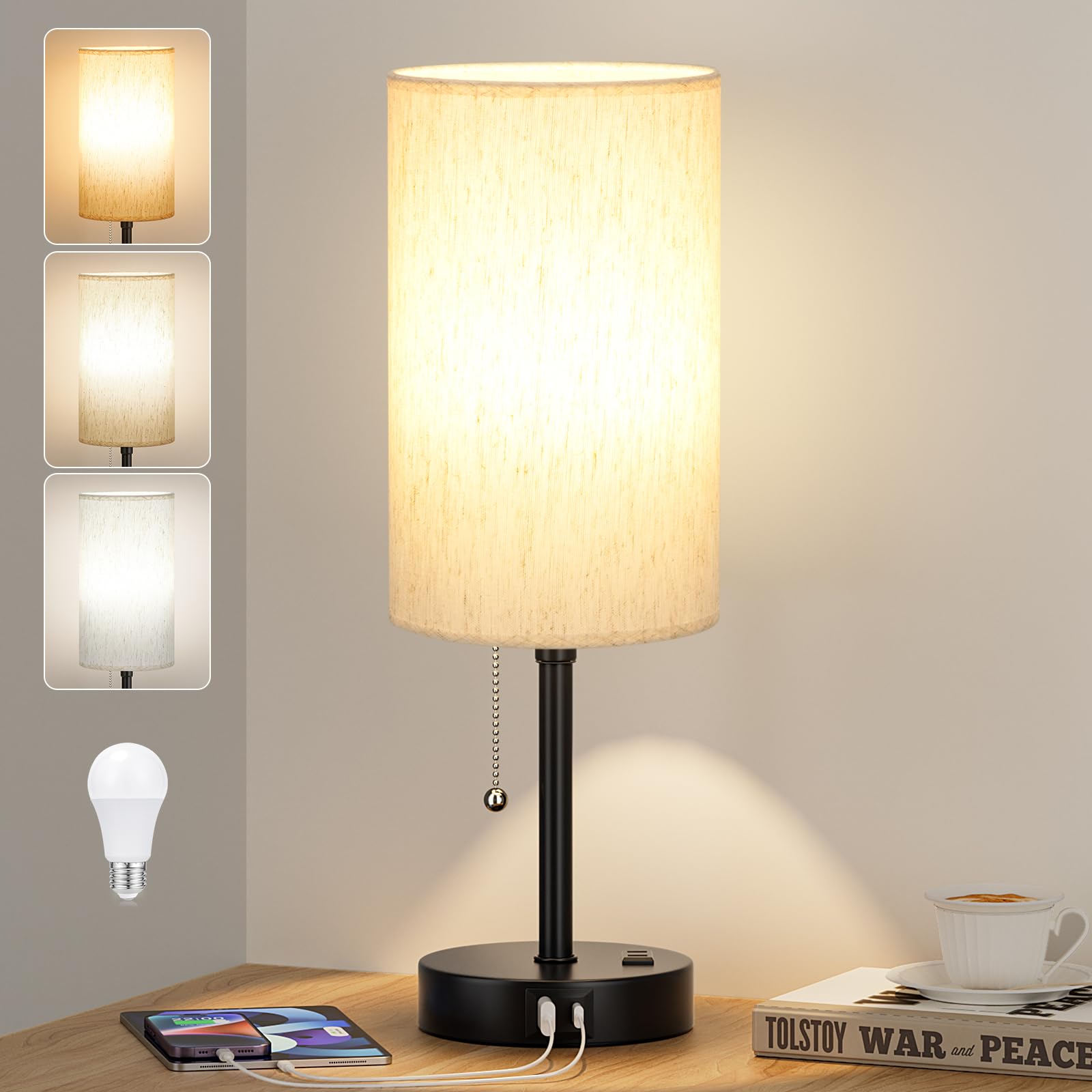 PartageiZ Pull Chain Table Lamp