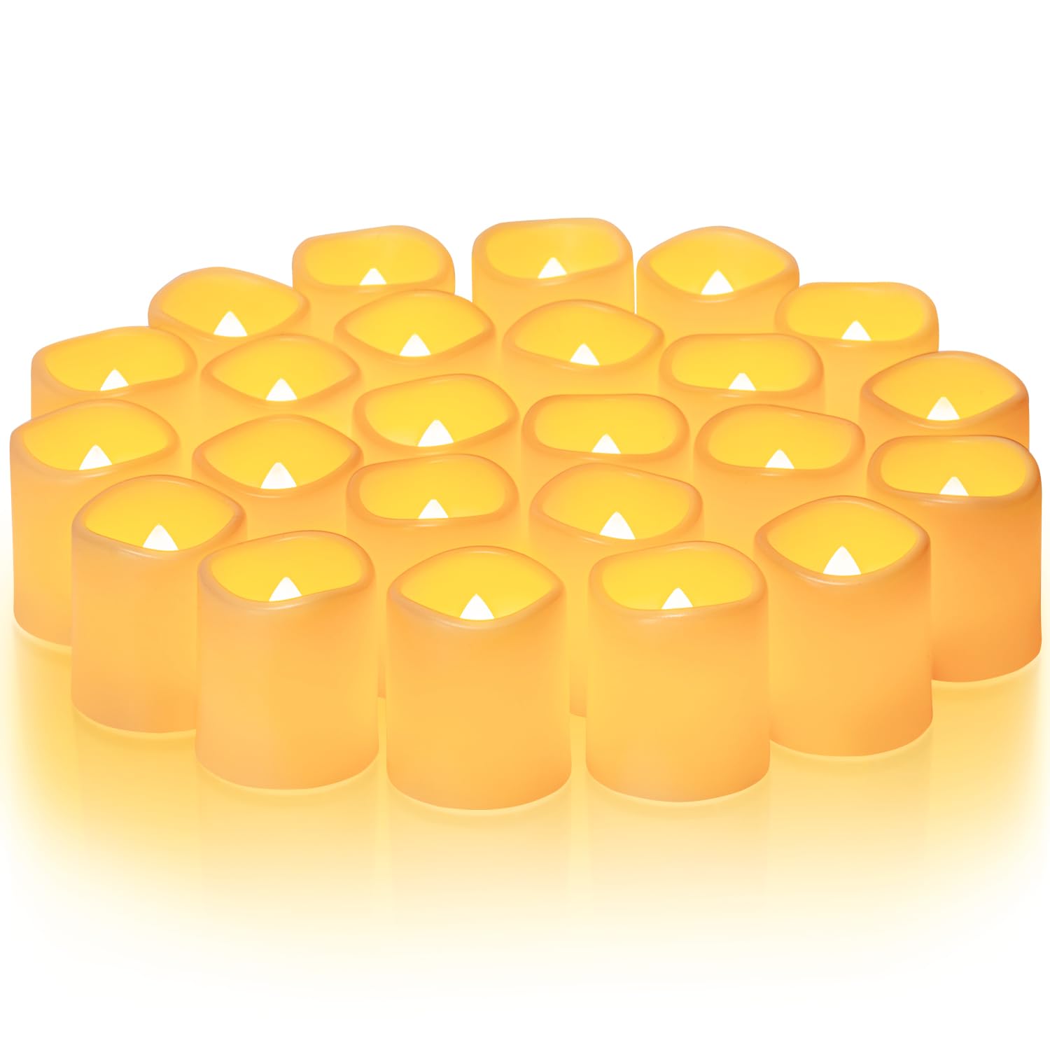 Homemory Flameless Votive Candles 24‑Pack
