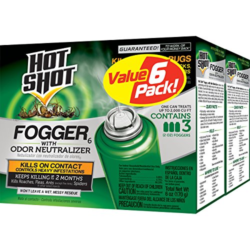 Hot Shot Fogger With Odor Neutralizer (6 Count, 2 oz cans)