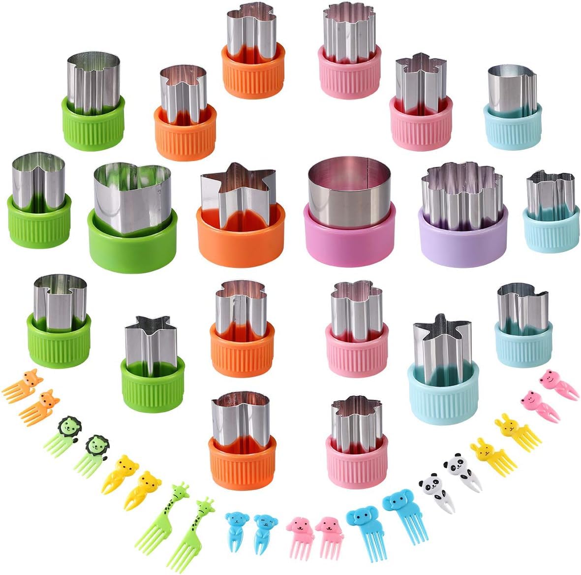 20-Piece Stainless Steel Mini Cutter Set