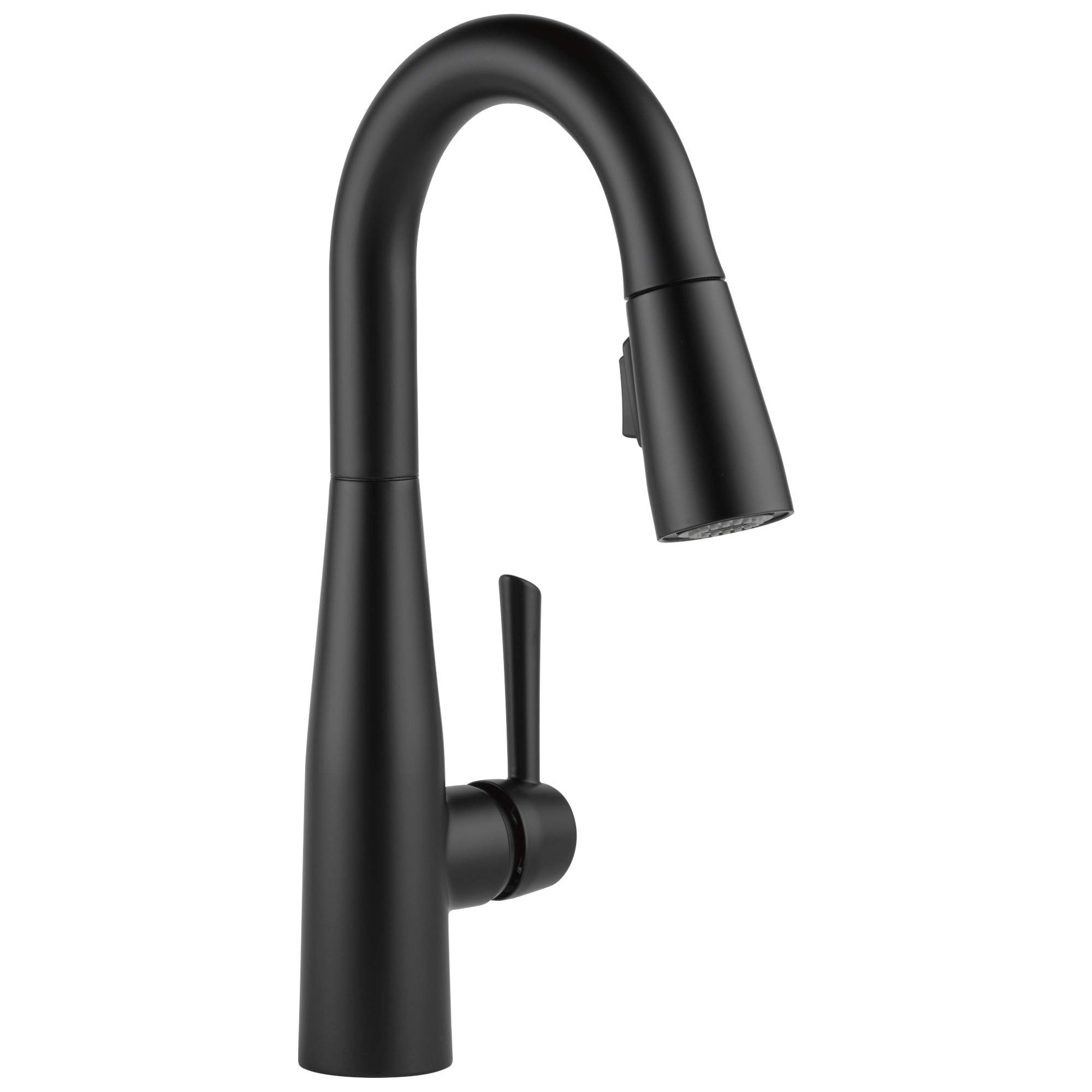 Delta Essa Matte Black Pull‑Down Bar Faucet