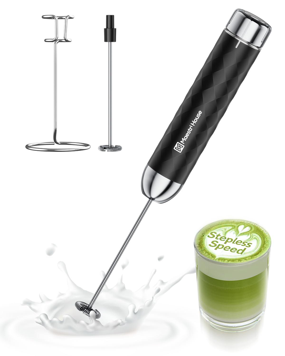 Maestri House LunaFro 2.0 Rechargeable Frother