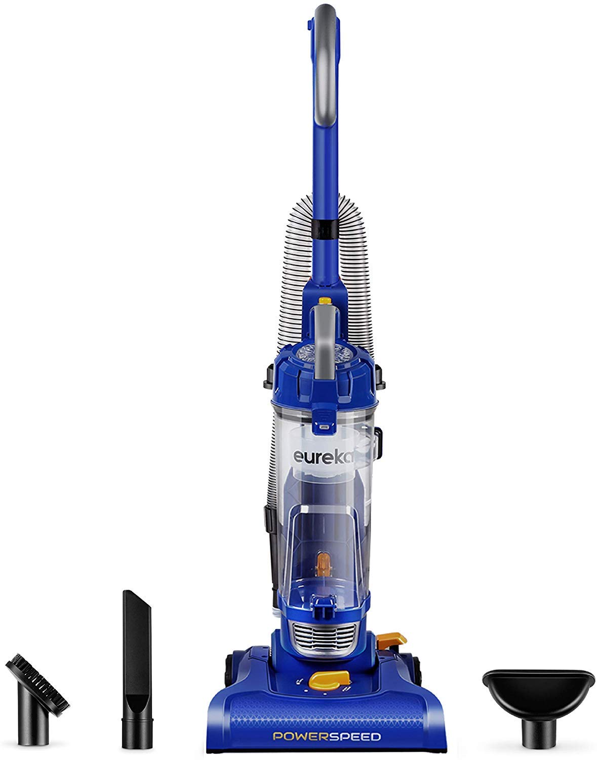 eureka NEU182A PowerSpeed Bagless Upright Vacuum Cleaner, Lite, Blue NEU182A w/ Washable Filter Blue