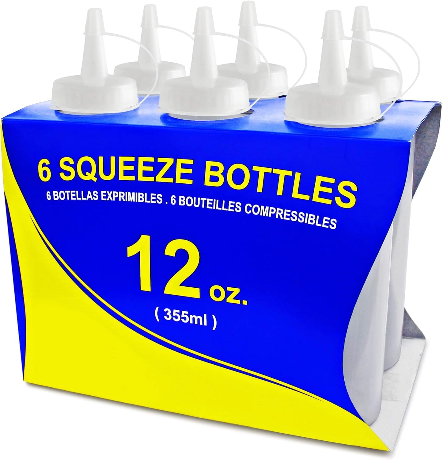 New Star 12 oz Squeeze Bottles