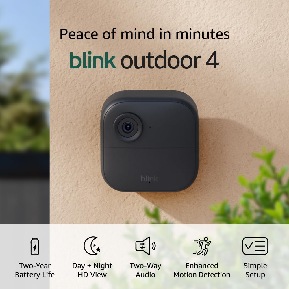 Blink Outdoor 4 – 3 Camera System (Sync Module Core included)