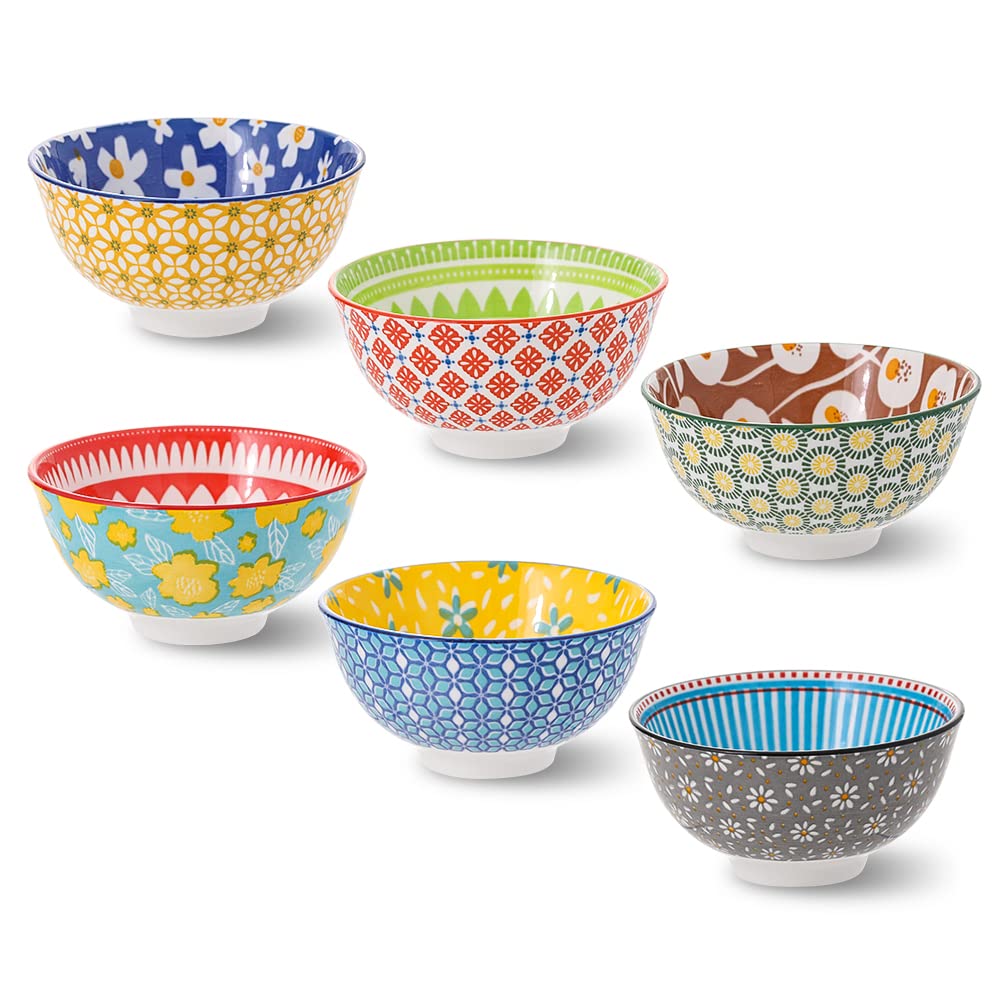 Colorful Porcelain Dessert Bowls