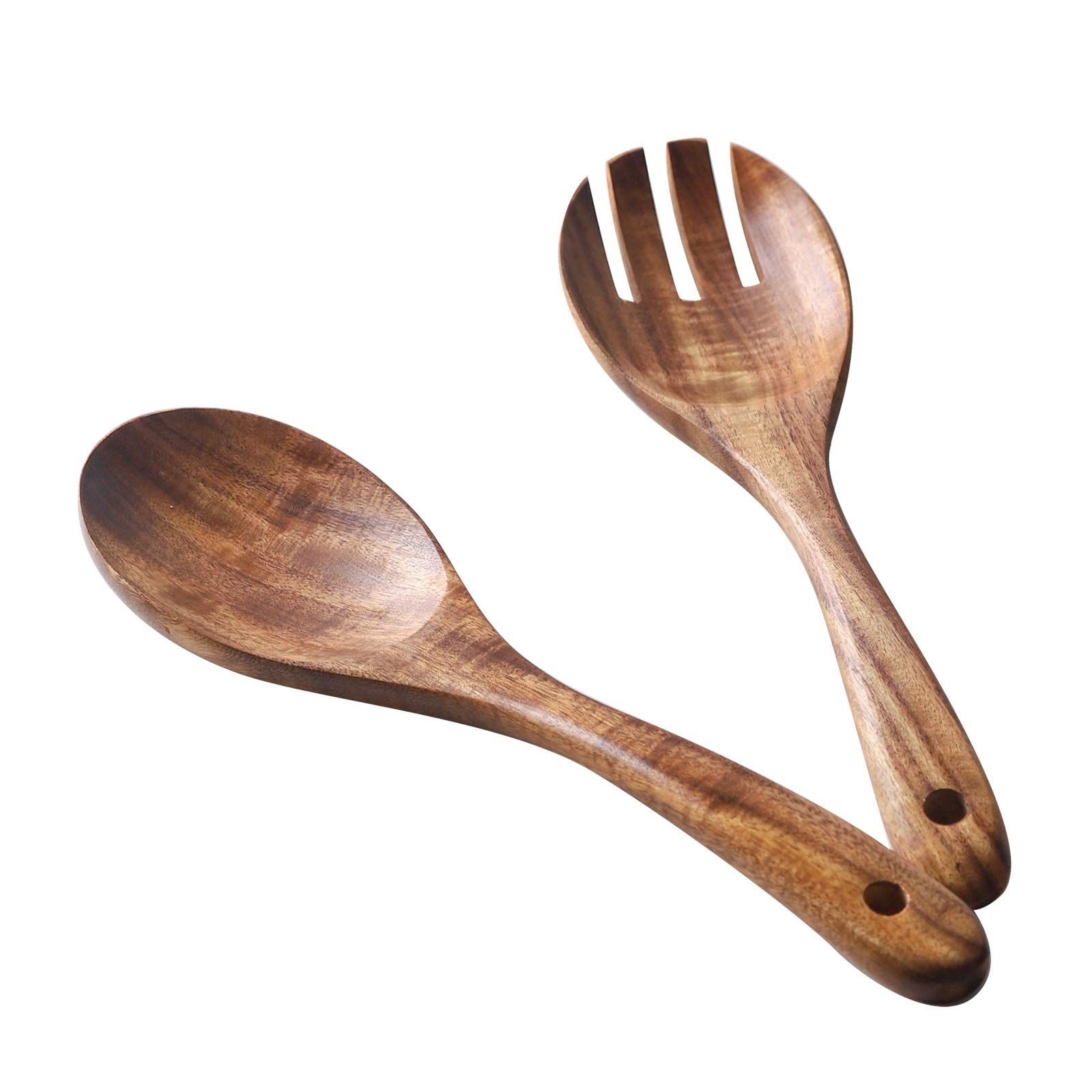 Muso Wood Acacia Salad Servers (10-inch)