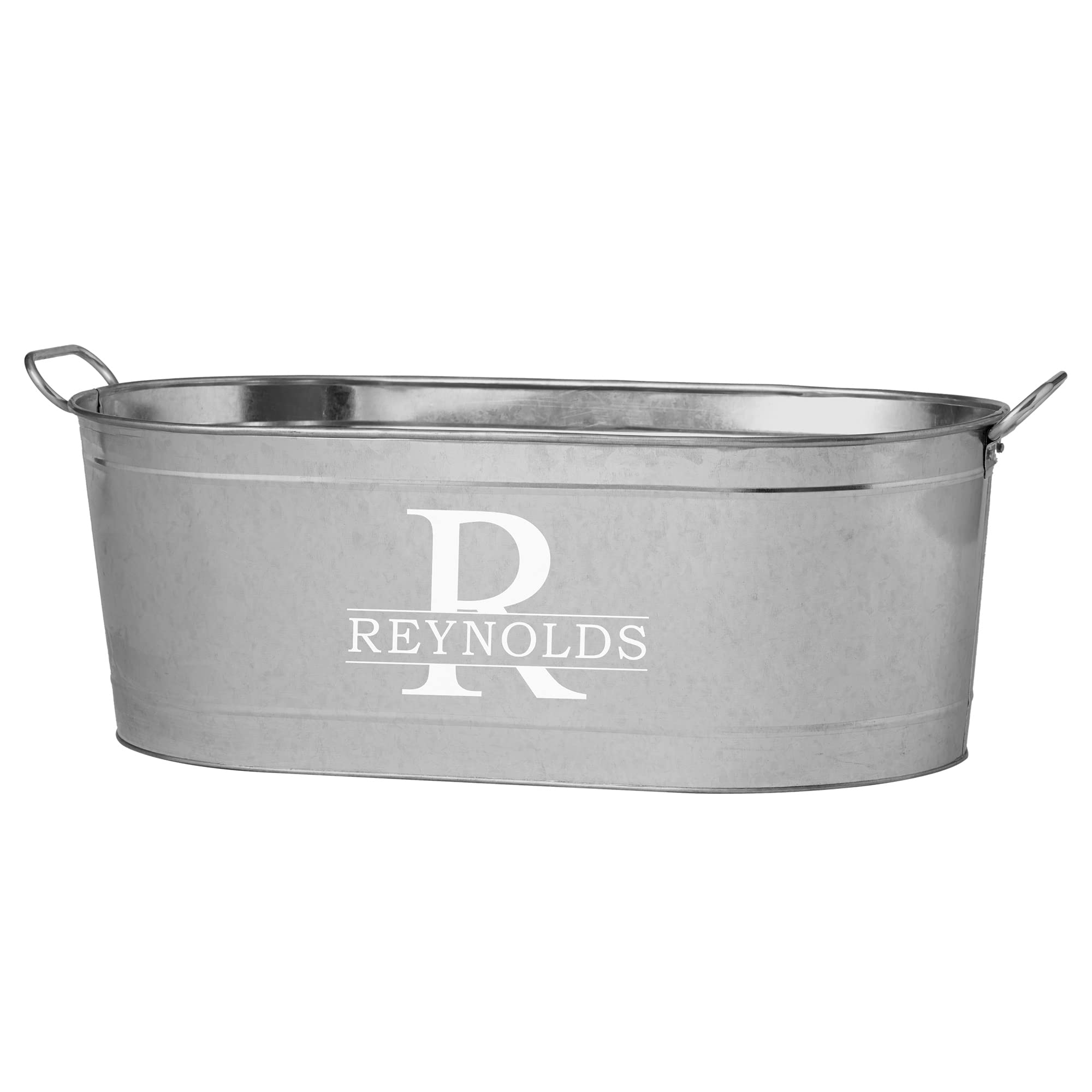 Let's Make Memories Personalized Galvanized Tub