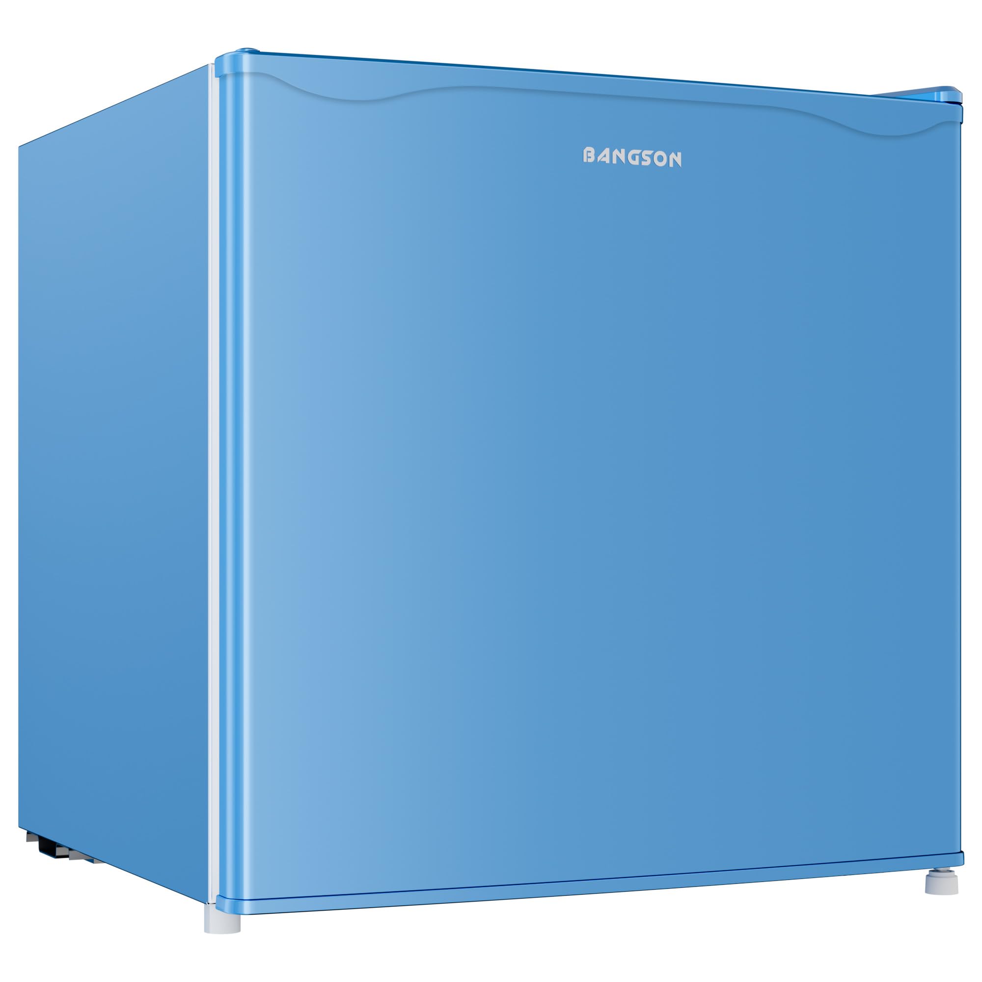 BANGSON 1.7 Cu.Ft Mini Fridge with Freezer, Compact Single Door Refrigerator