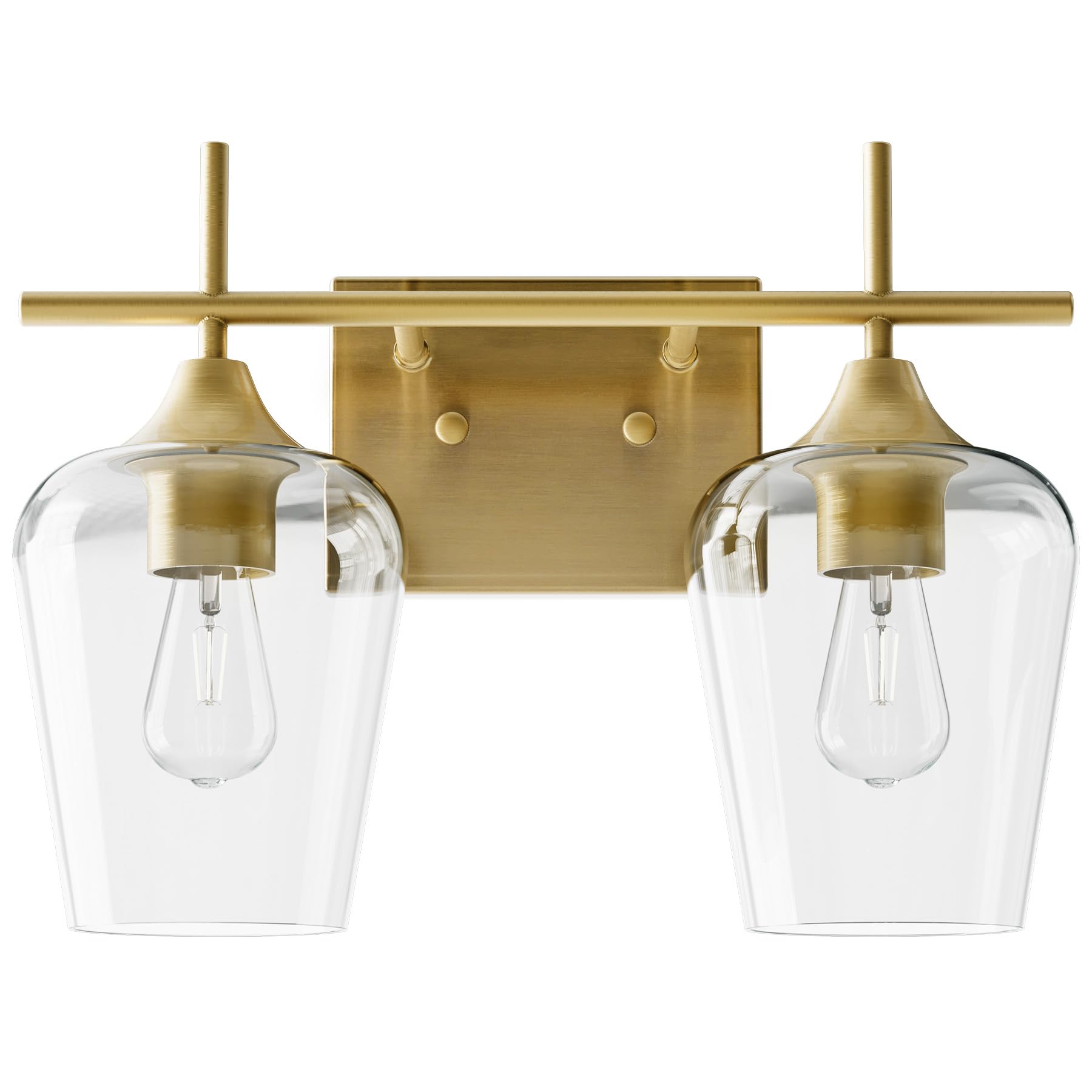 VONLUCE 2-Light Brushed Gold Vanity Light
