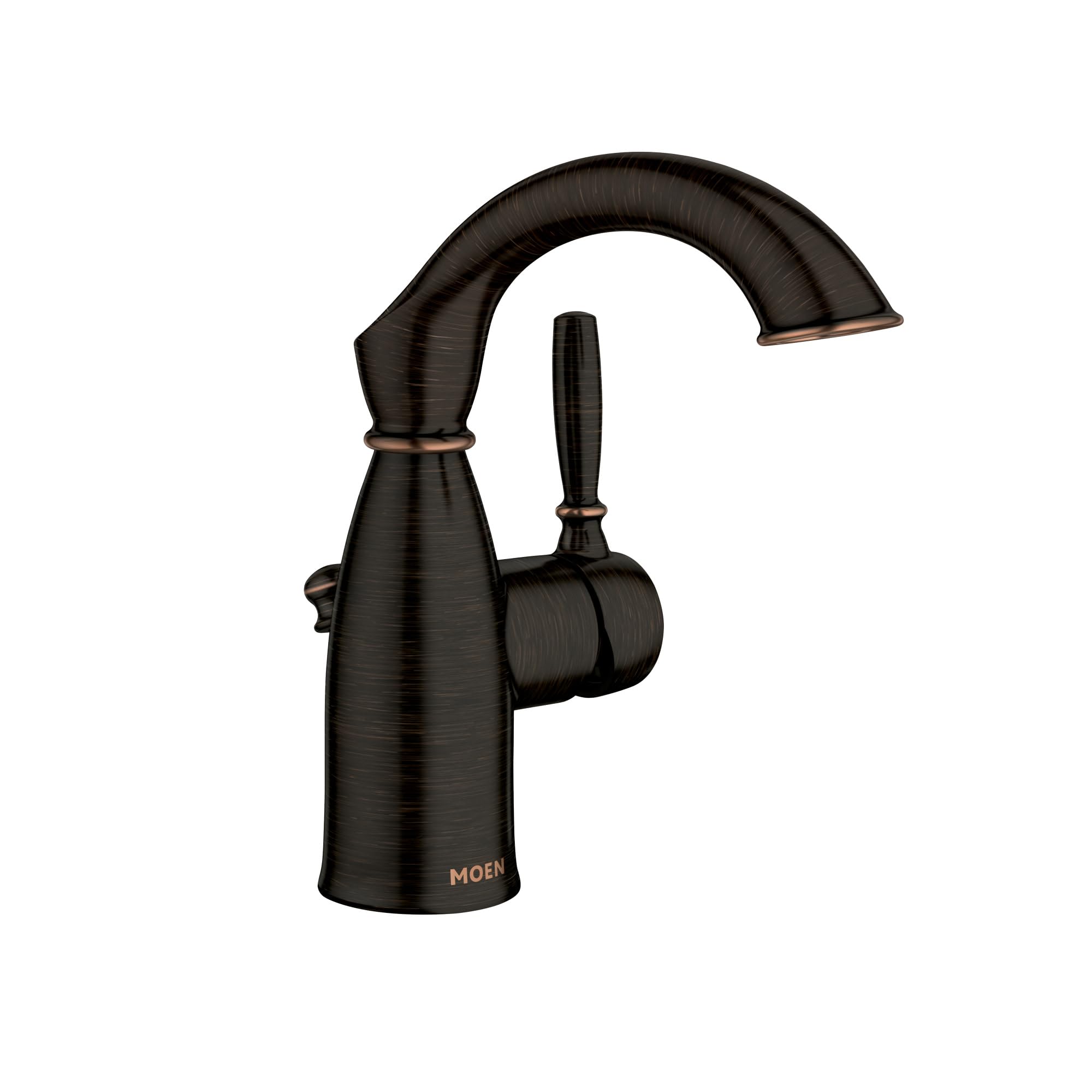 Moen Sarona Mediterranean Bronze One-Handle Rustic Farmhouse Faucet