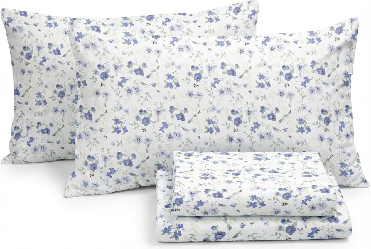 Linen Market Queen Blossoms Sheets