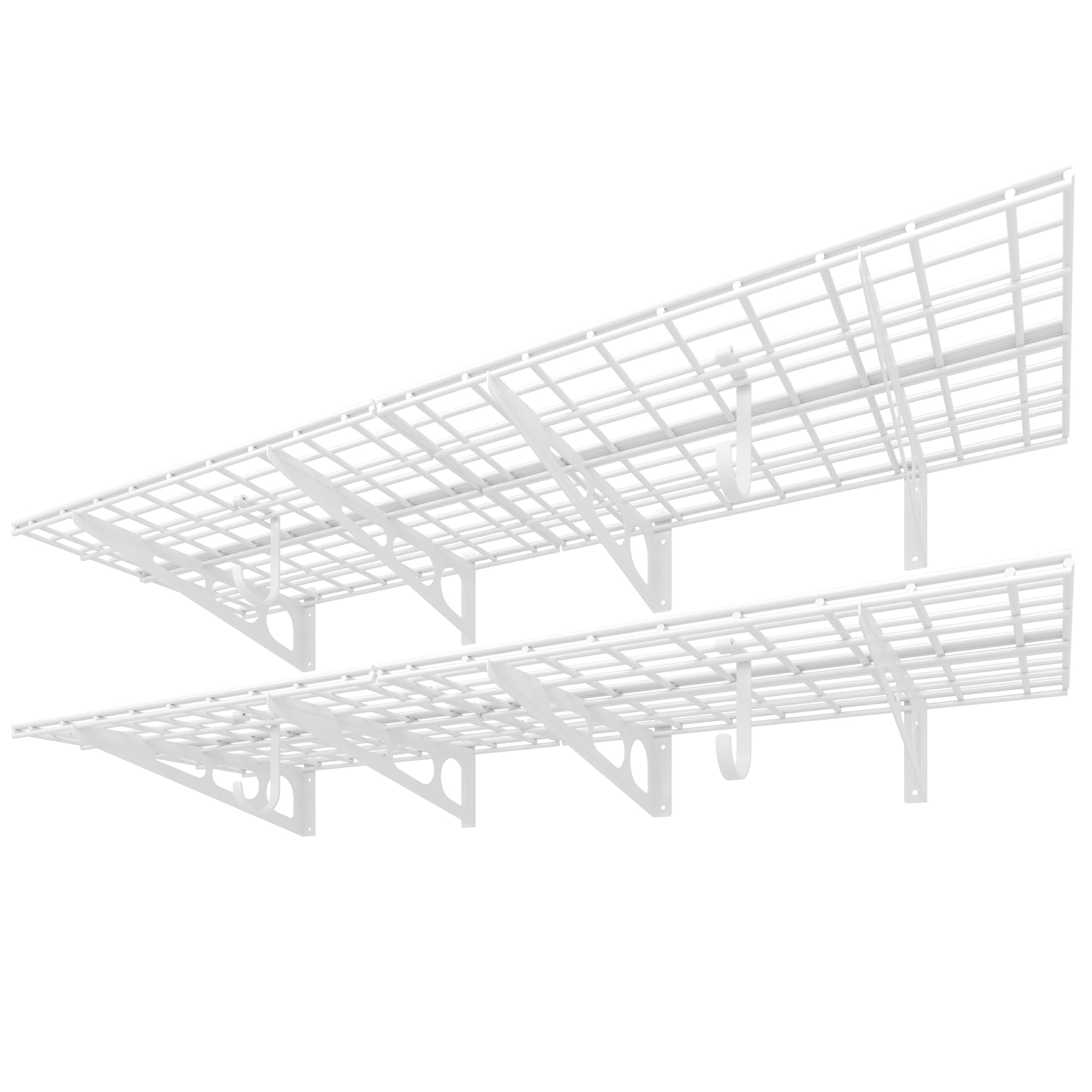 FLEXIMOUNTS 2x6 Wall Shelves (2-Pack)