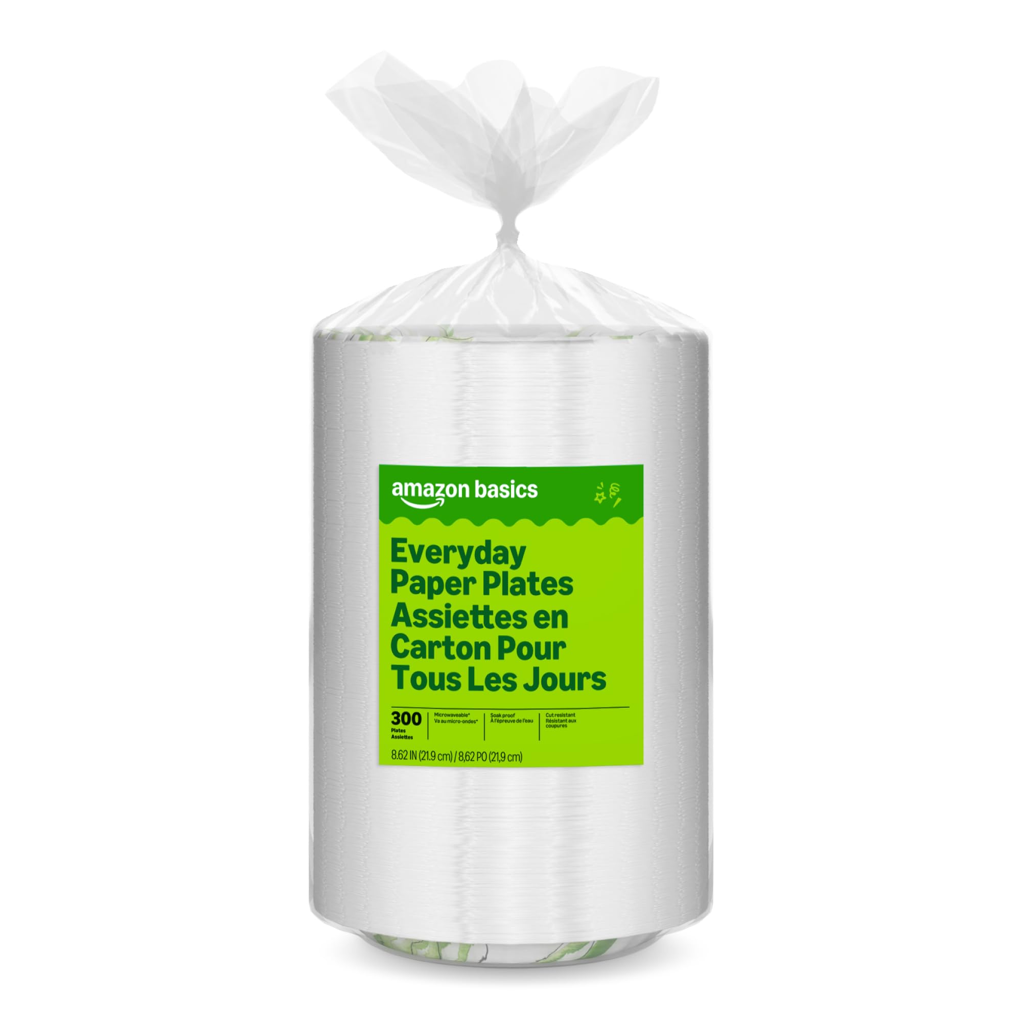 Amazon Basics Paper Plates 8.6"