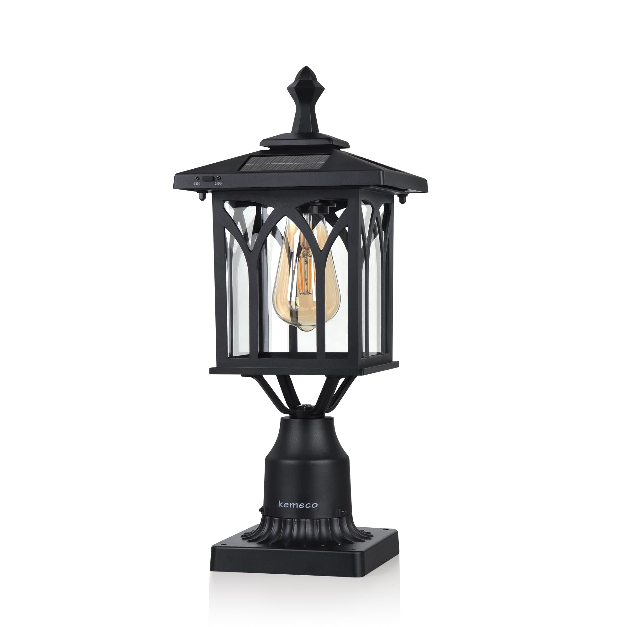 Kemeco ST4328Q Solar Cast-Aluminum Post Light