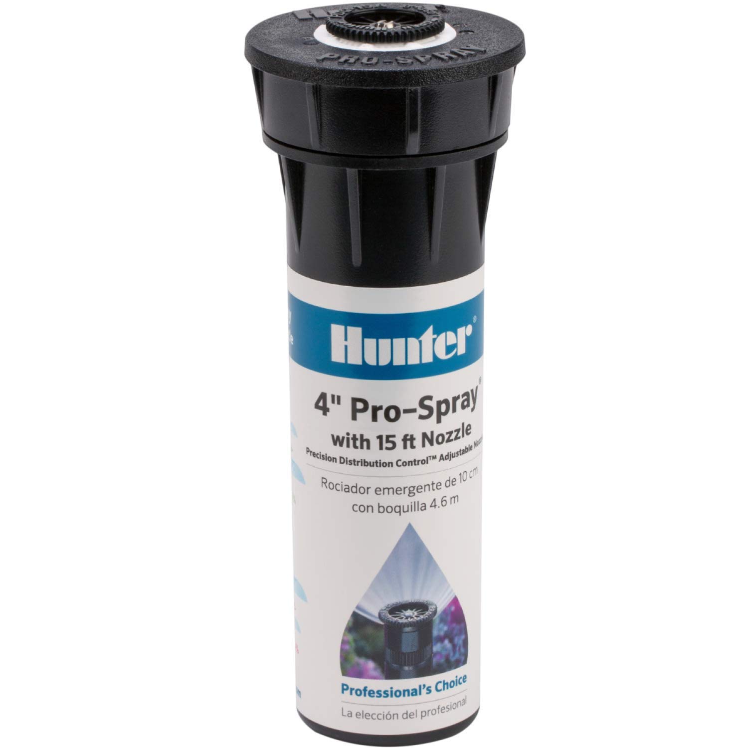 Hunter Pro 4" Pop-Up Sprinkler (0°–360°, 8'–15')