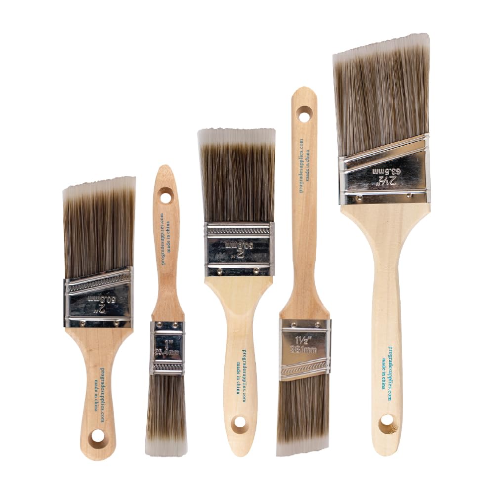 Pro Grade 5-Piece Paint Brush Set