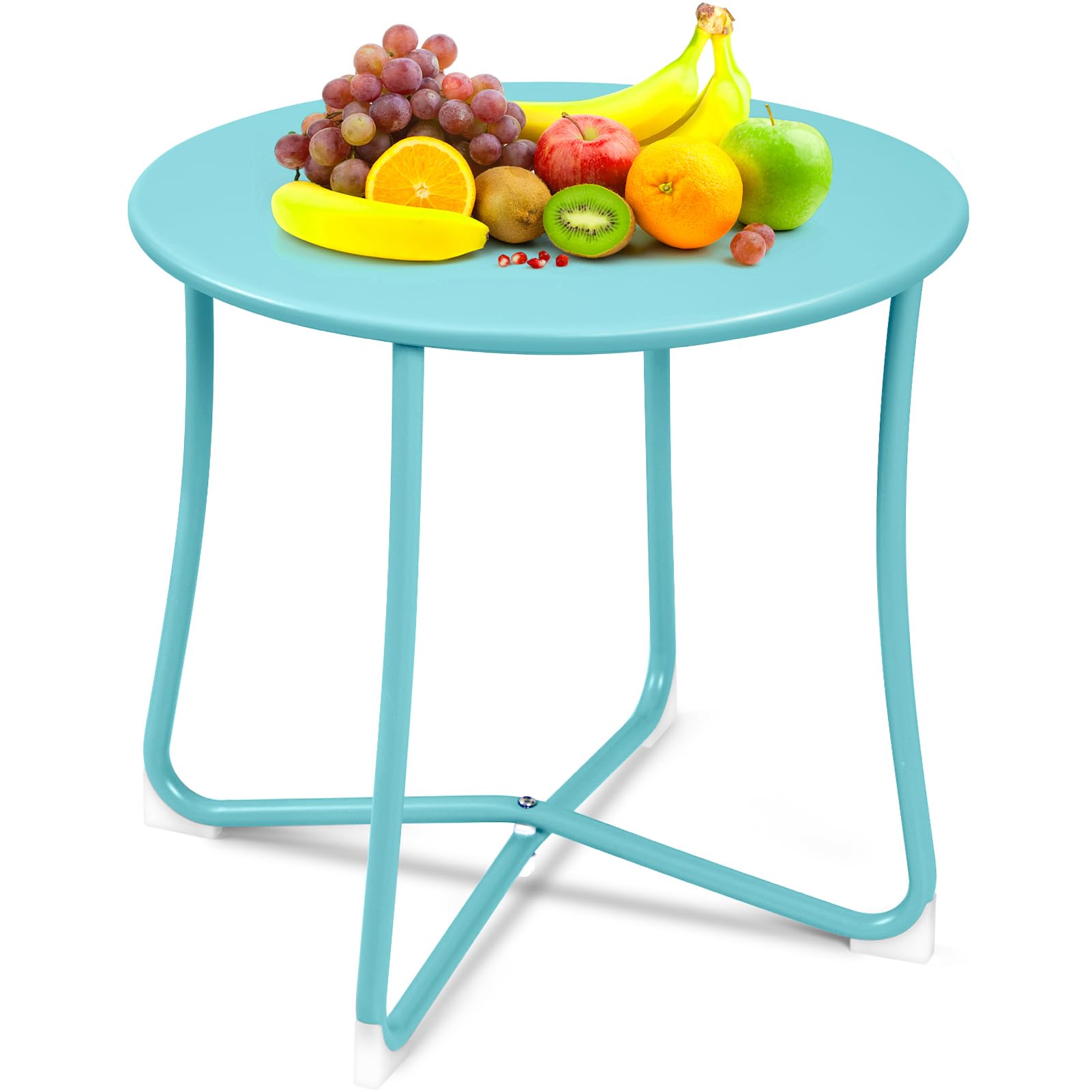 Amagabeli Powder-Coated Steel Side Table