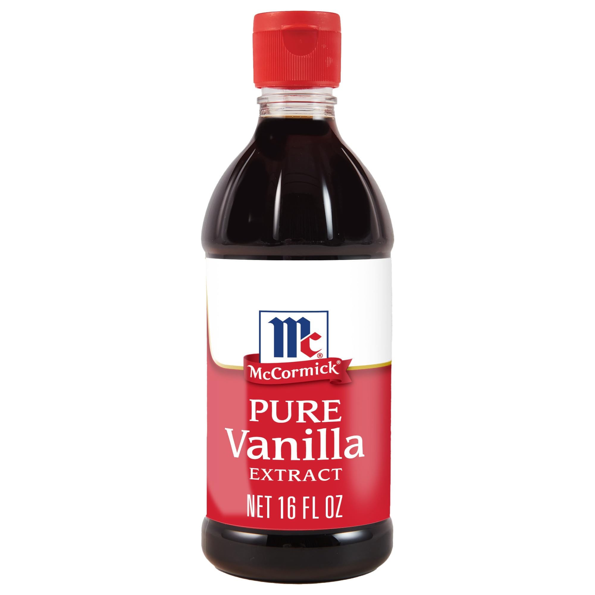 McCormick Vanilla Extract, Pure, Gluten Free, Non-GMO, Made with Madagascar Vanilla Beans, 16 fl oz
