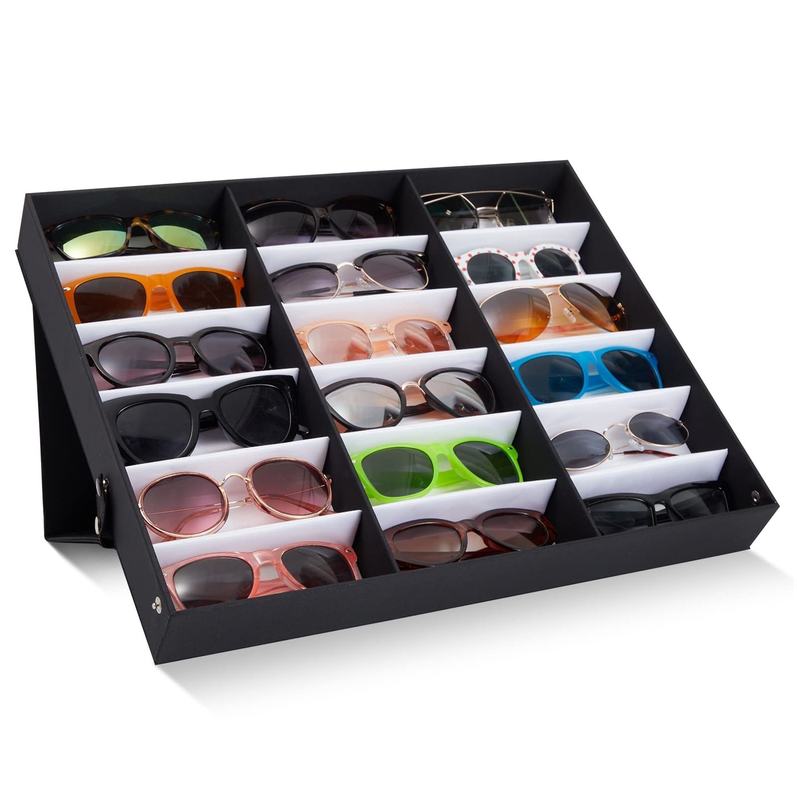 Juvale 18-Slot Sunglass Organizer