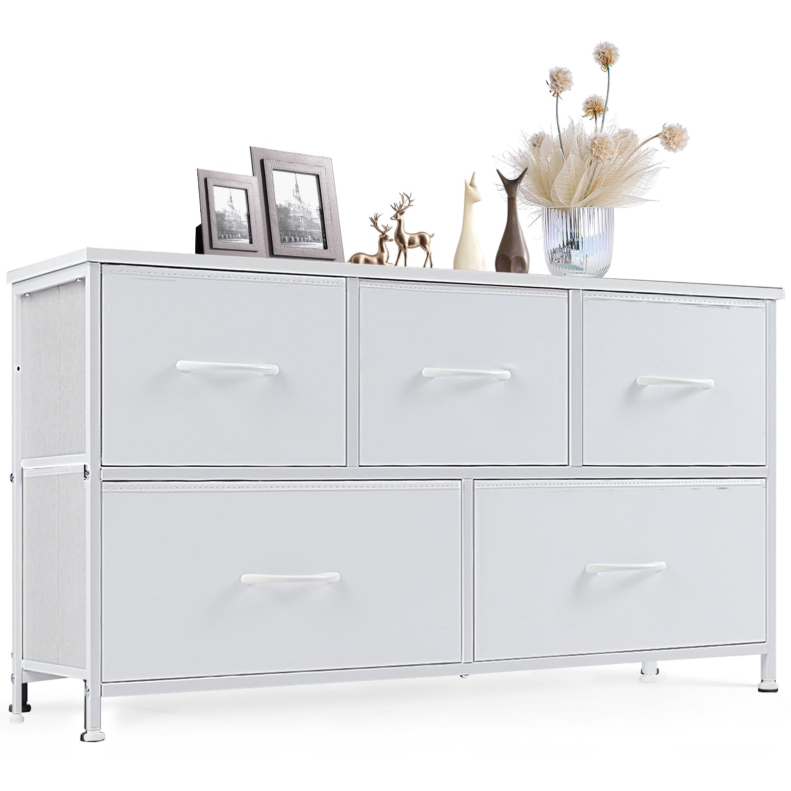 Sweetcrispy 5-Drawer Fabric Dresser