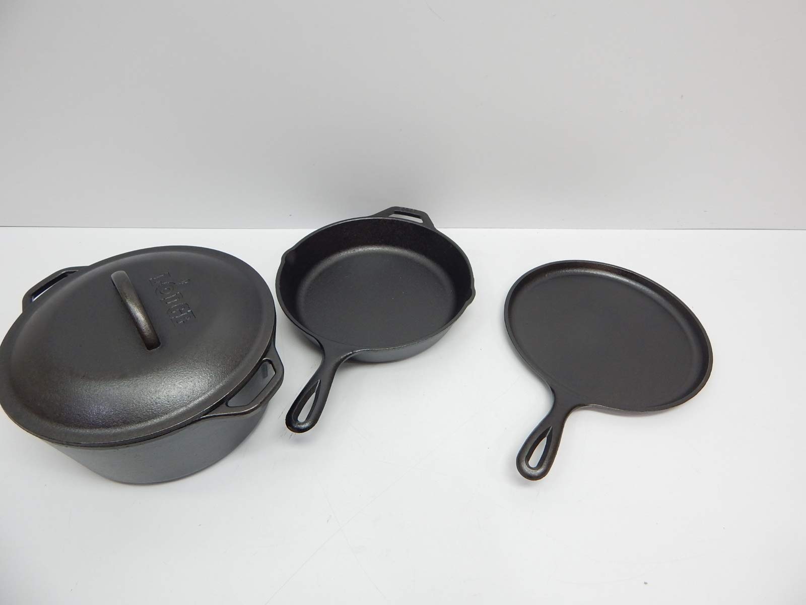 Lodge Pre‑Seasoned Cast Iron 4‑Piece Cookware Set
