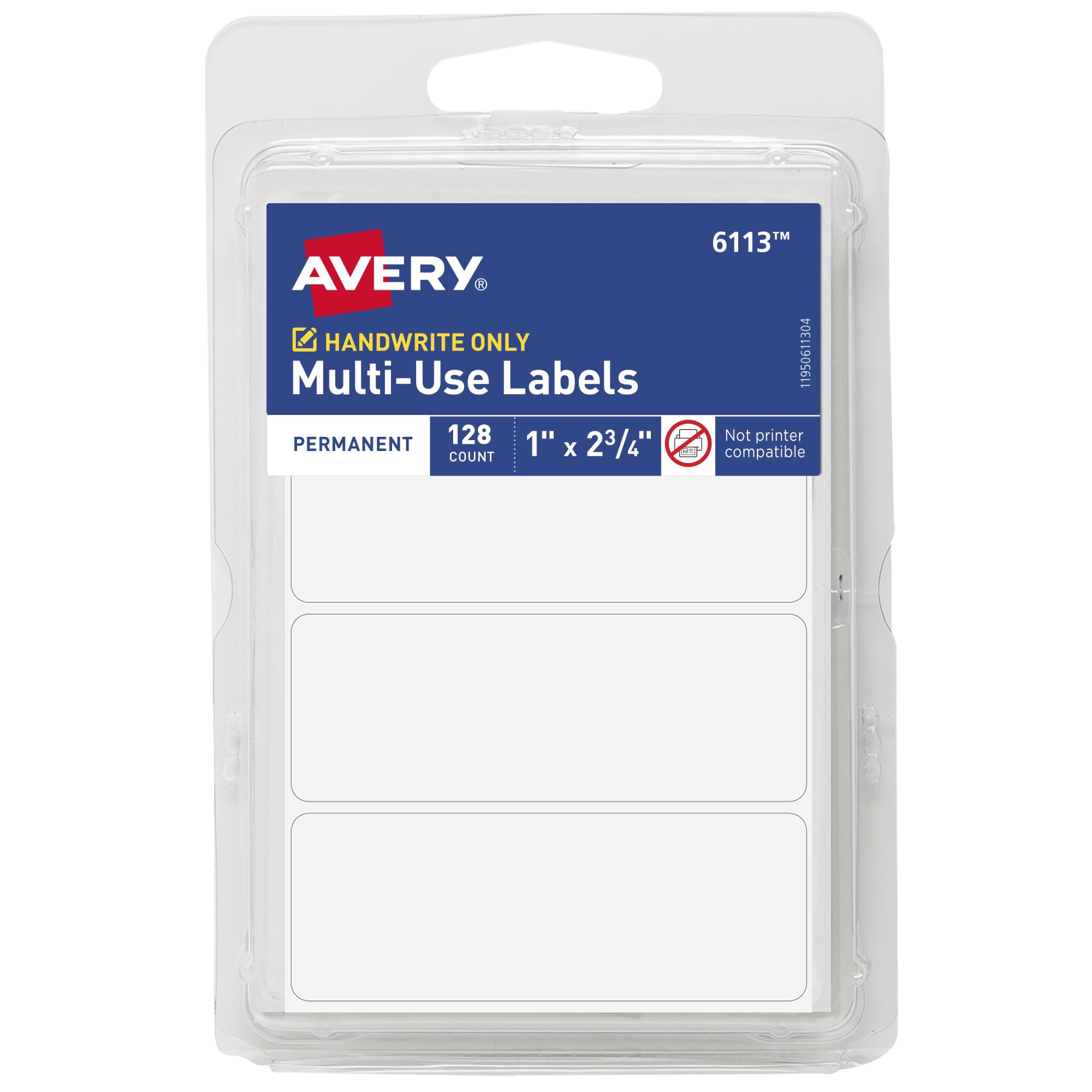 Avery 6113 Multi-Use Permanent Labels