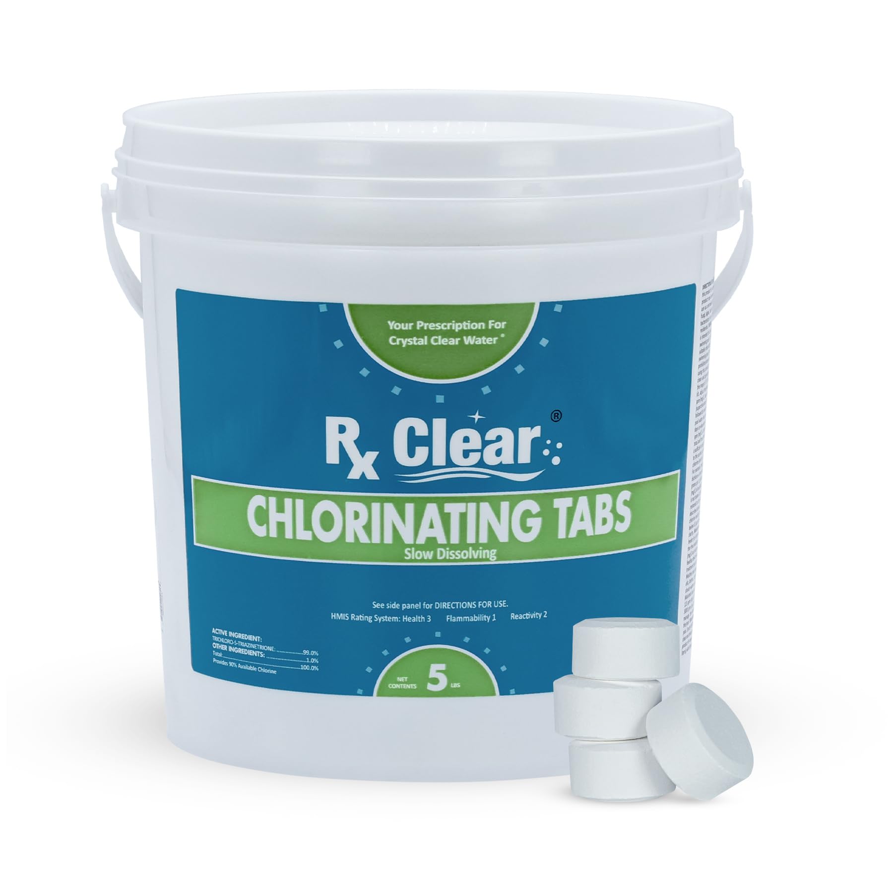Rx Clear 1-Inch Chlorine Tablets