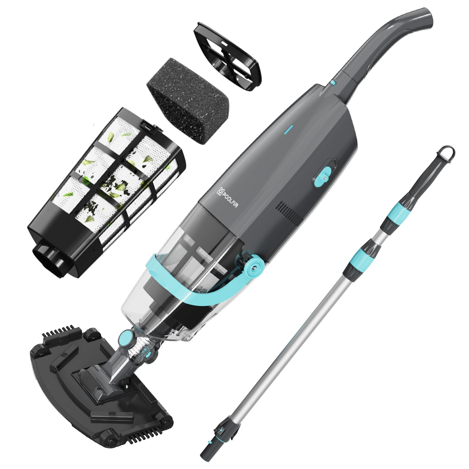 PoolMr Cordless Handheld Pool Vacuum